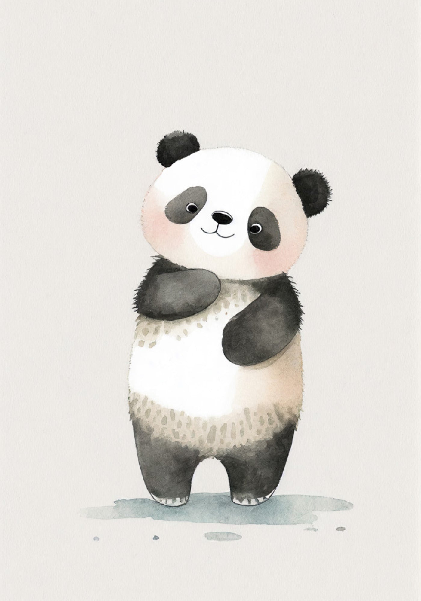L'affiche animal pour enfant Baby Panda de chez David and David Studio