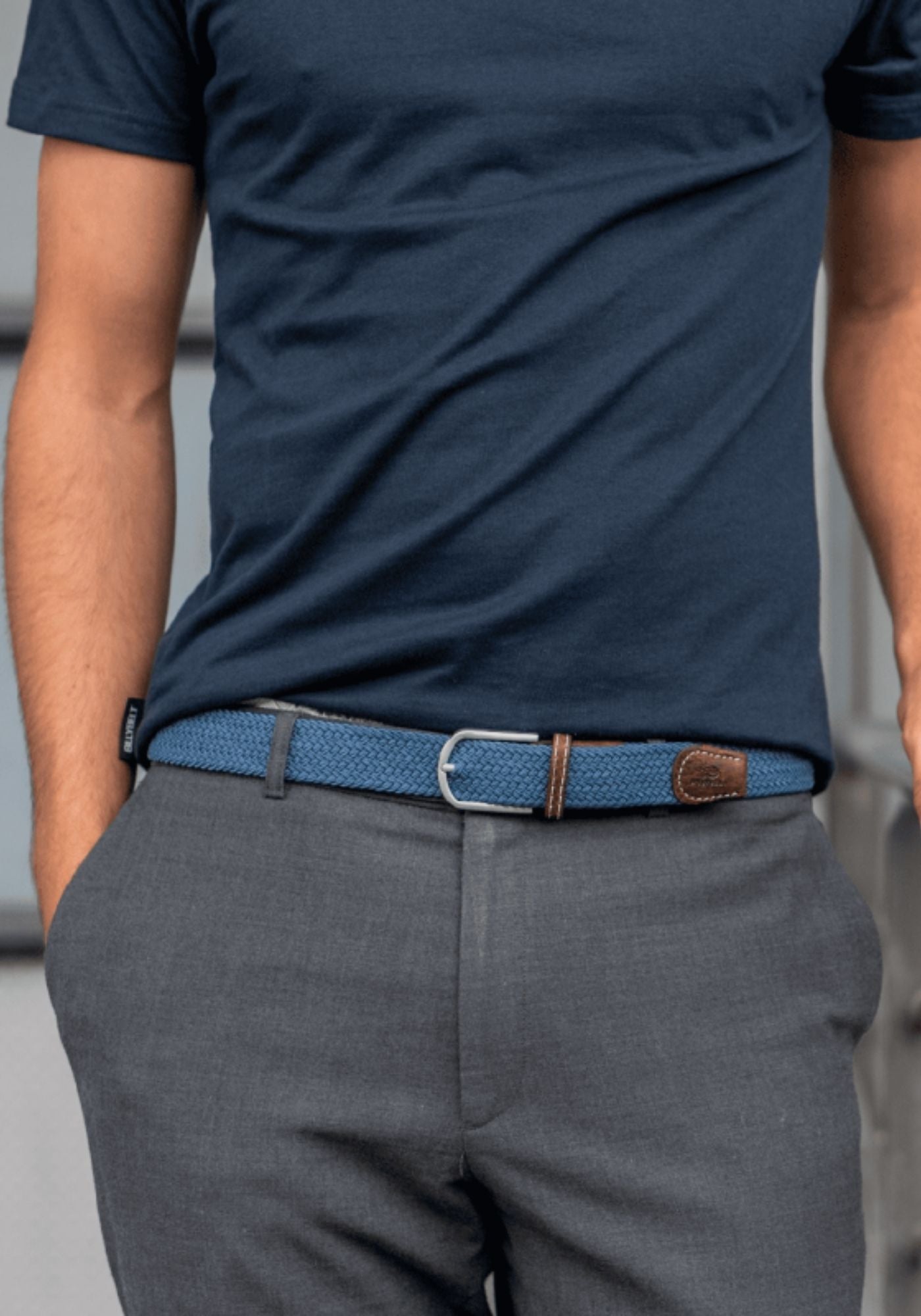 ceinture-tressee-unie-air-force-homme-cigoire