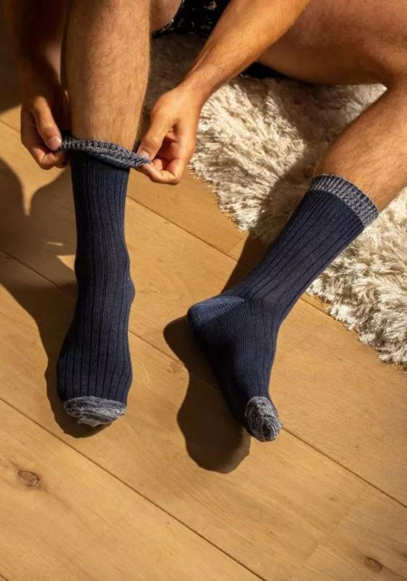 Chaussettes en coton Club L'Abysse vue du dessus pour homme de chez Billybelt