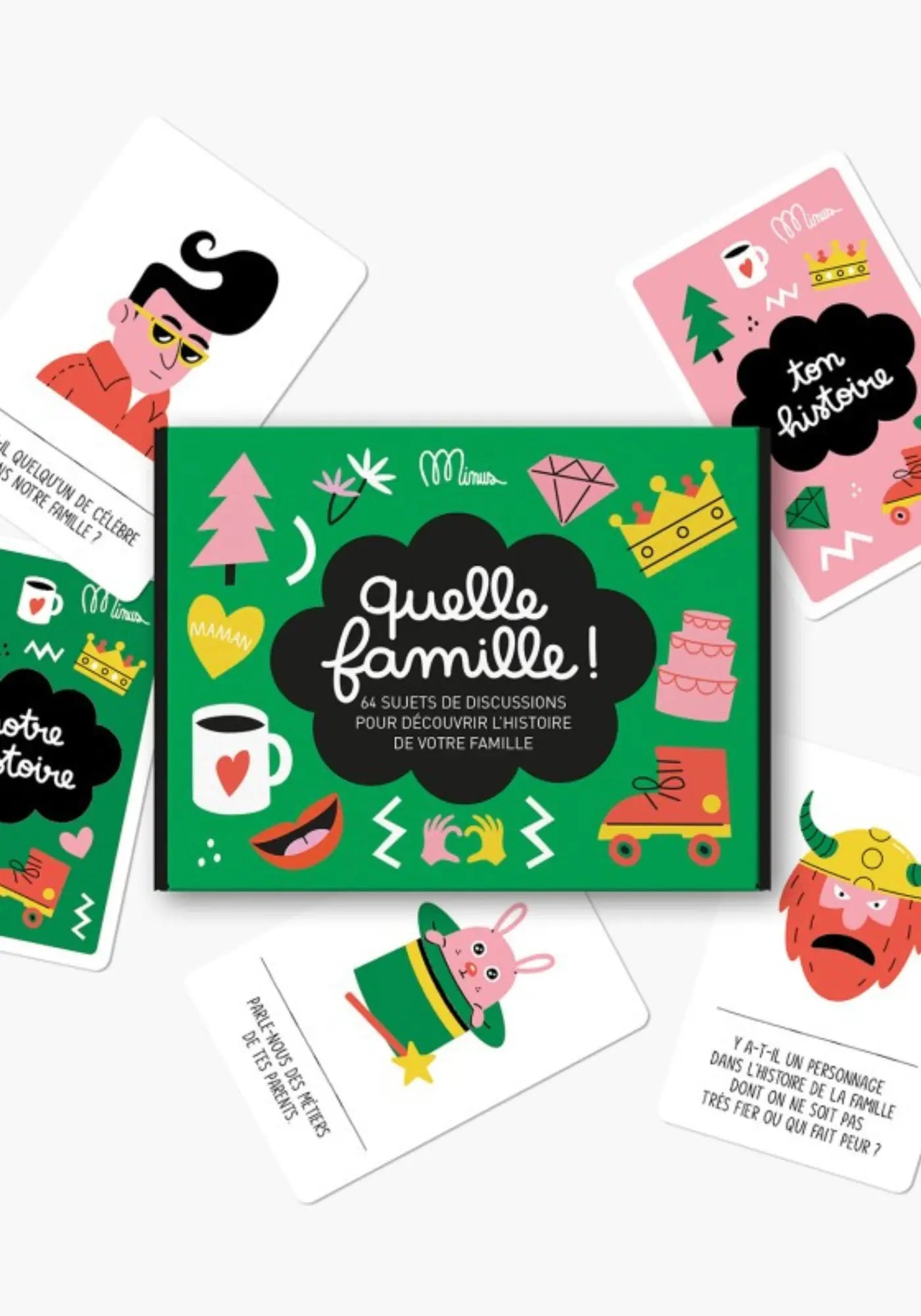 Le kit de discussion - Quelle famille ! de chez Minus Éditions
