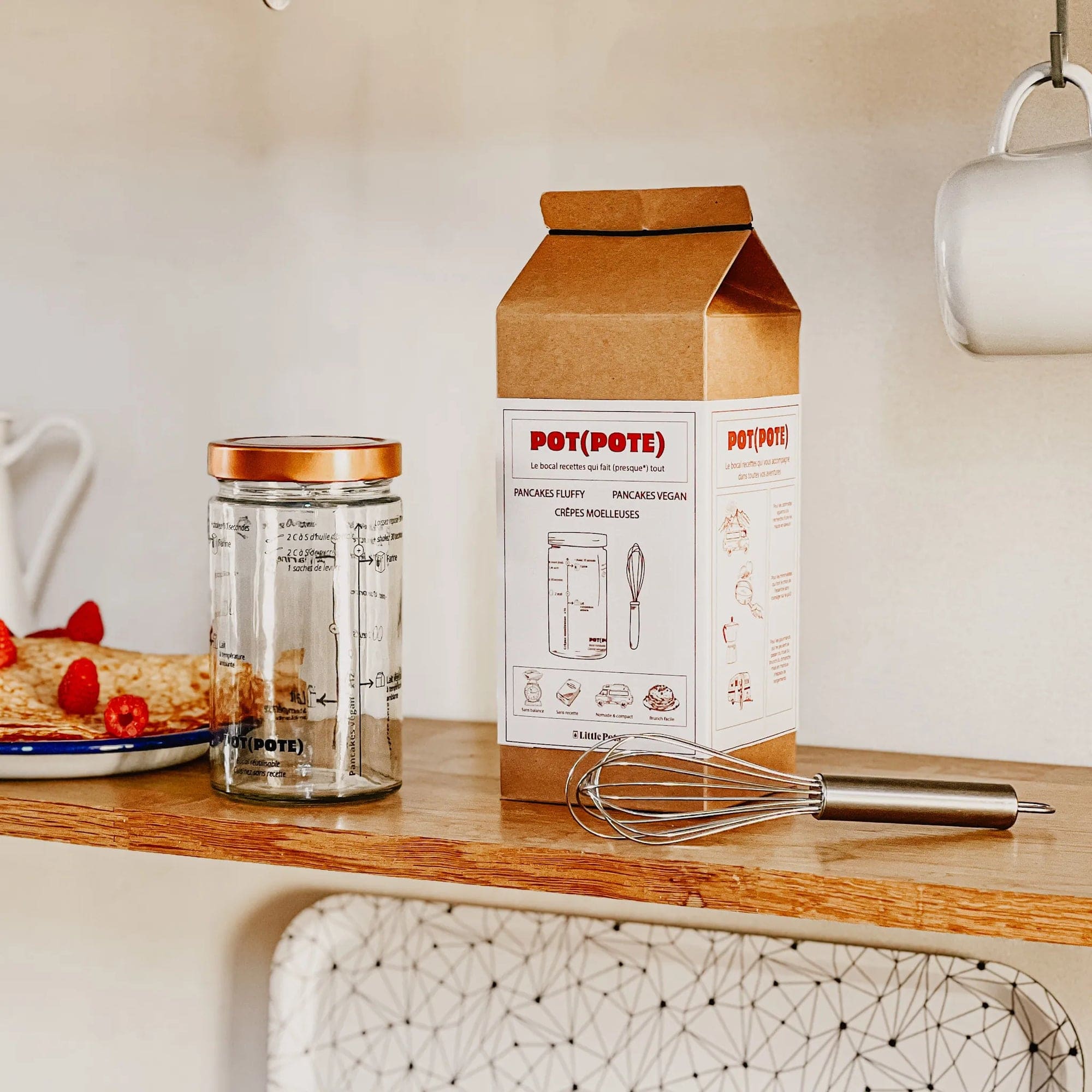 Le bocal en verre recyclé Pot(Pote) de chez Little Pots