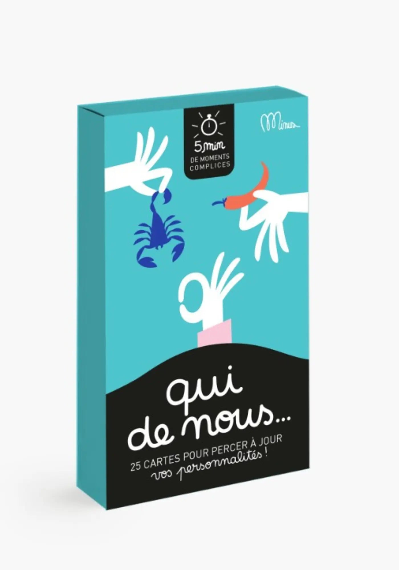 Le jeu qui de nous .. de chez Minus Éditions