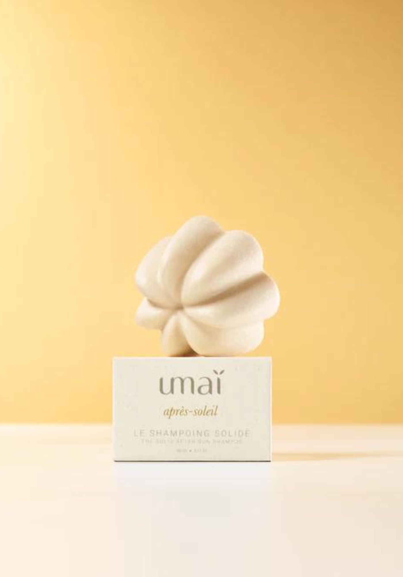 Photo produit avec son packaging shampoing après-soleil pour cheveux