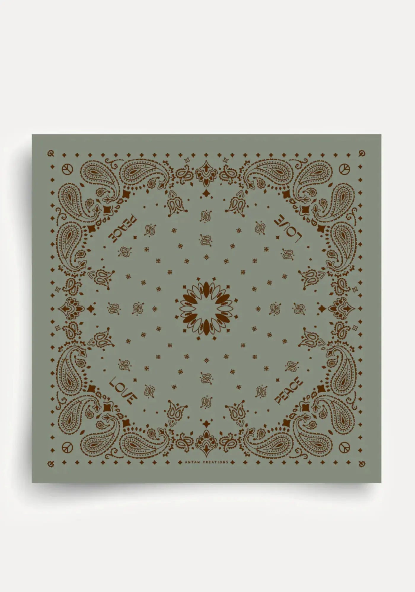 Le bandana silk 70 shadow de chez Antan Créations 