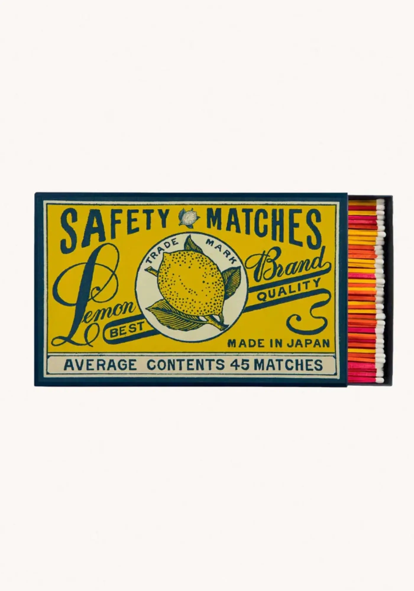 La boite à allumettes maxi lemon de chez The archivist