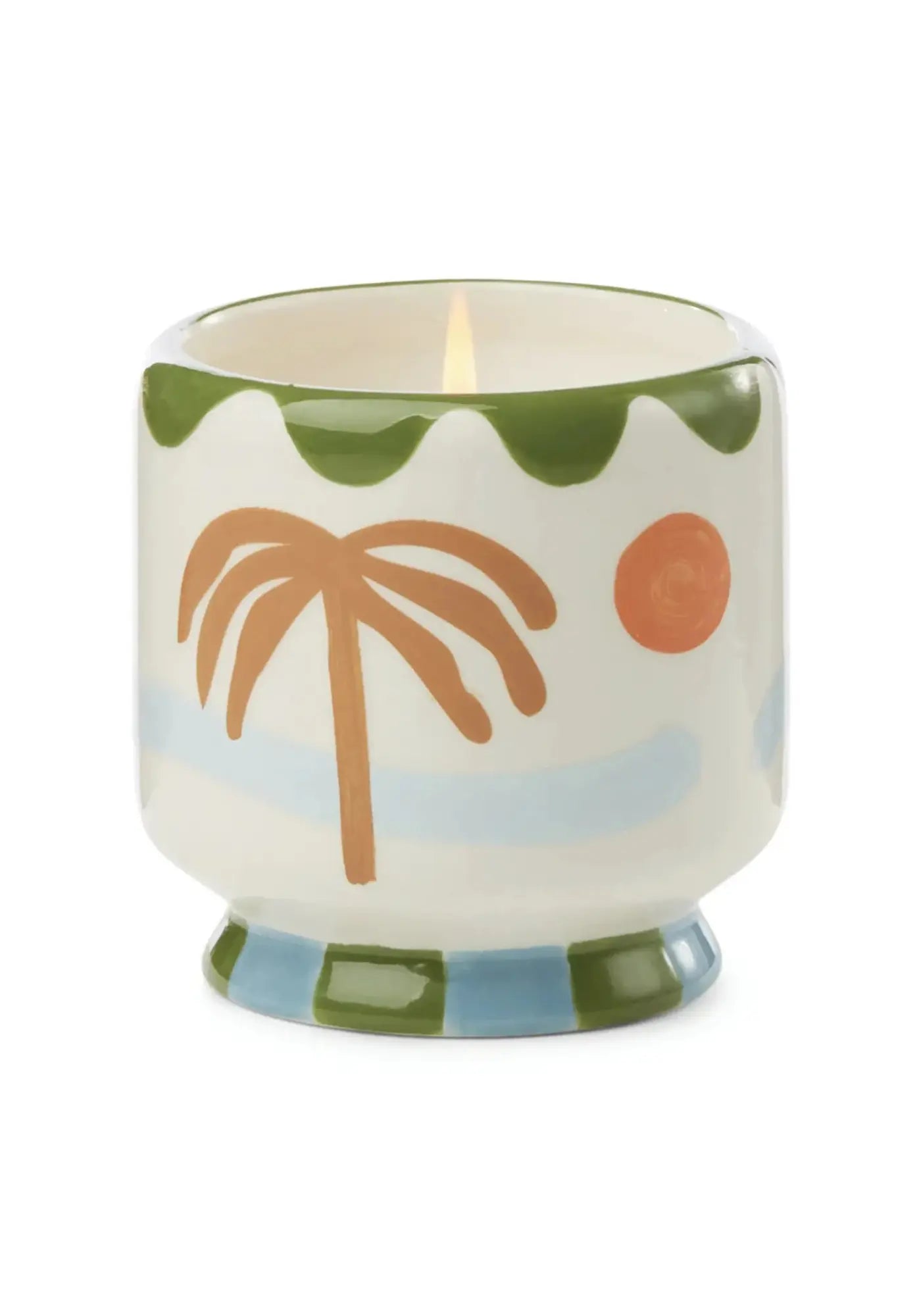 La bougie 226g lush palms de chez Paddywax