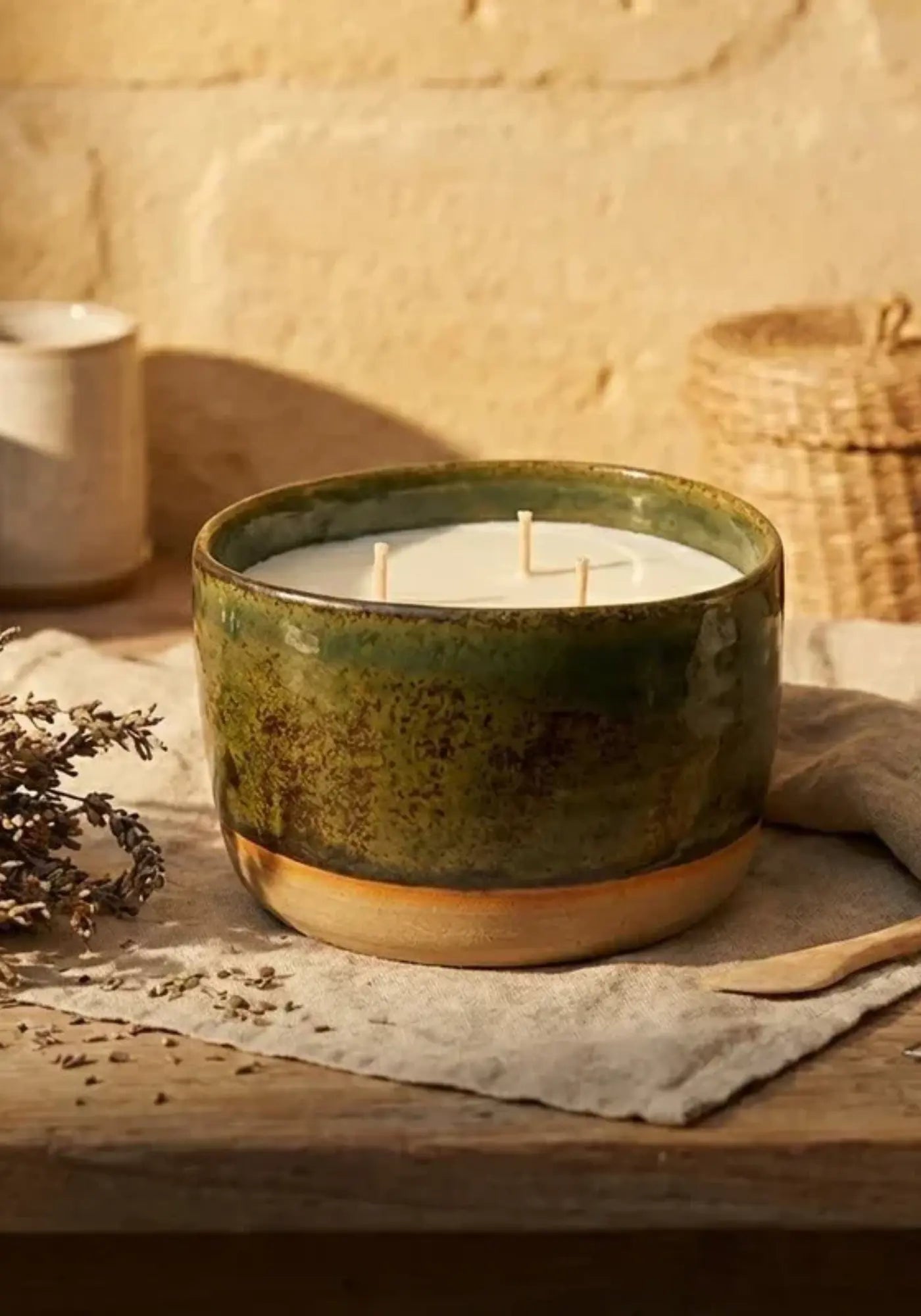 La bougie écorse du ventoux 360g de chez Maison Tassan
