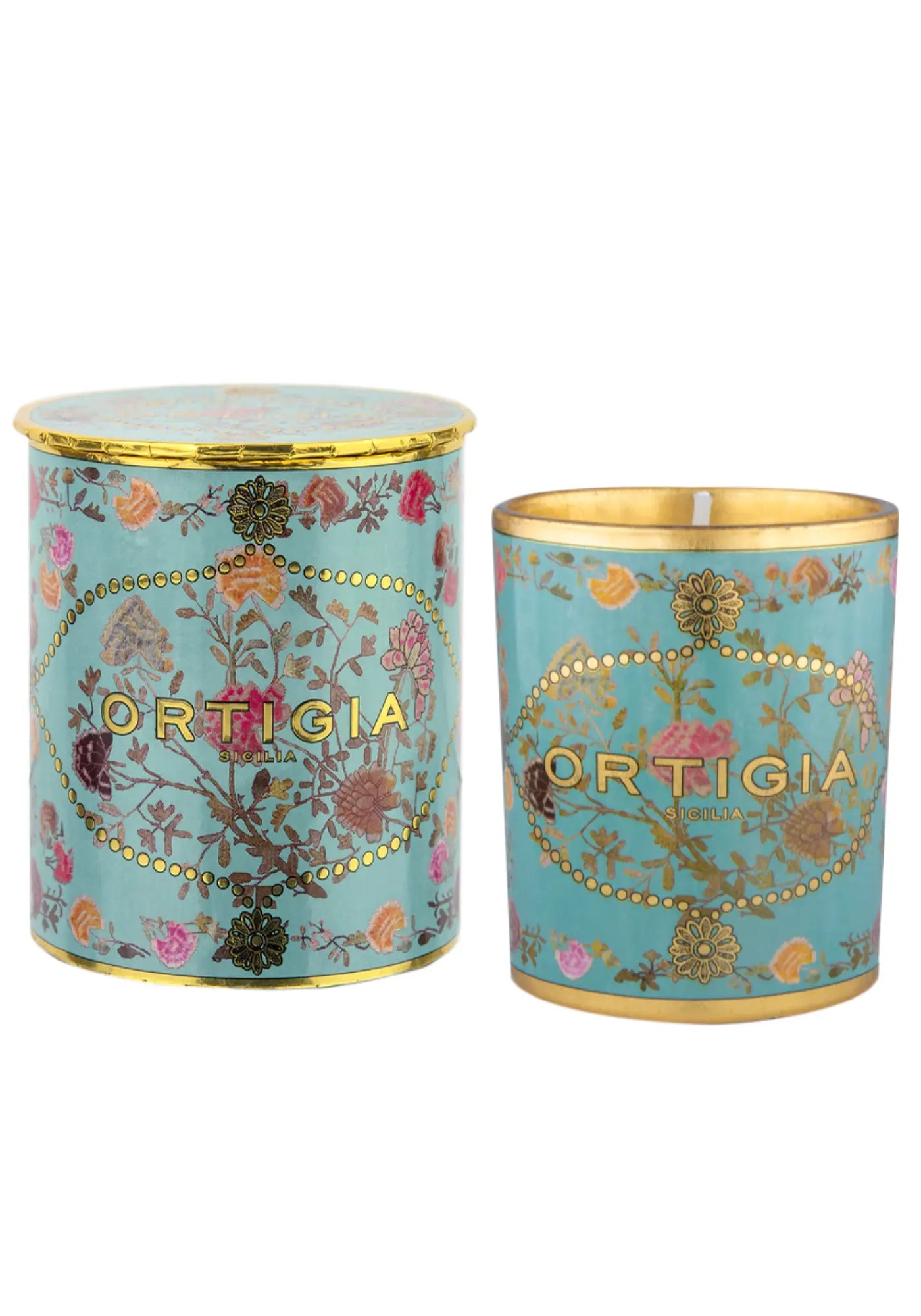 La bougie décorée Floria de chez Ortigia 