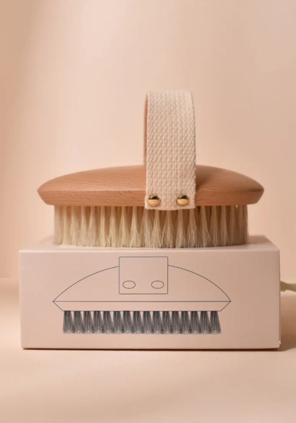 La brosse corps massage à sec de chez Bachca