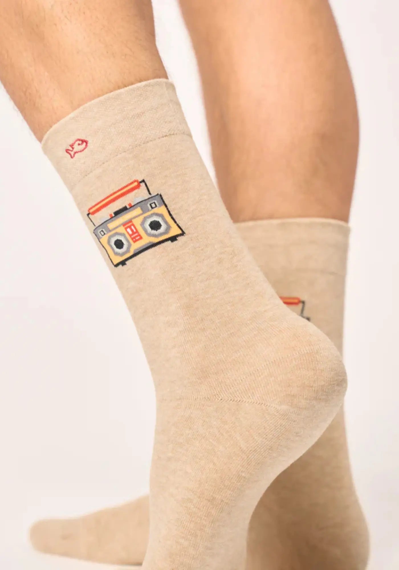 Les chaussettes fantaisie Boombox de chez Billybelt