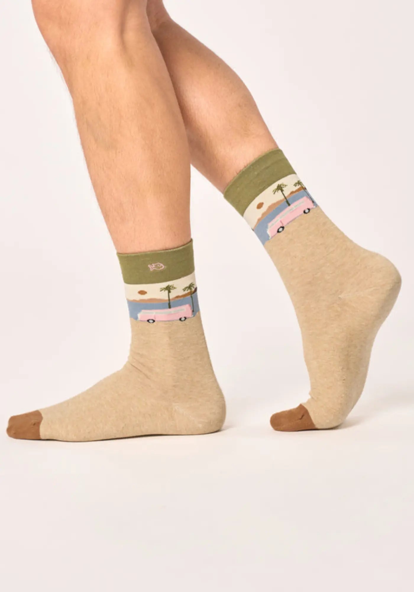 Les chaussettes fantaisie California de chez Billybelt