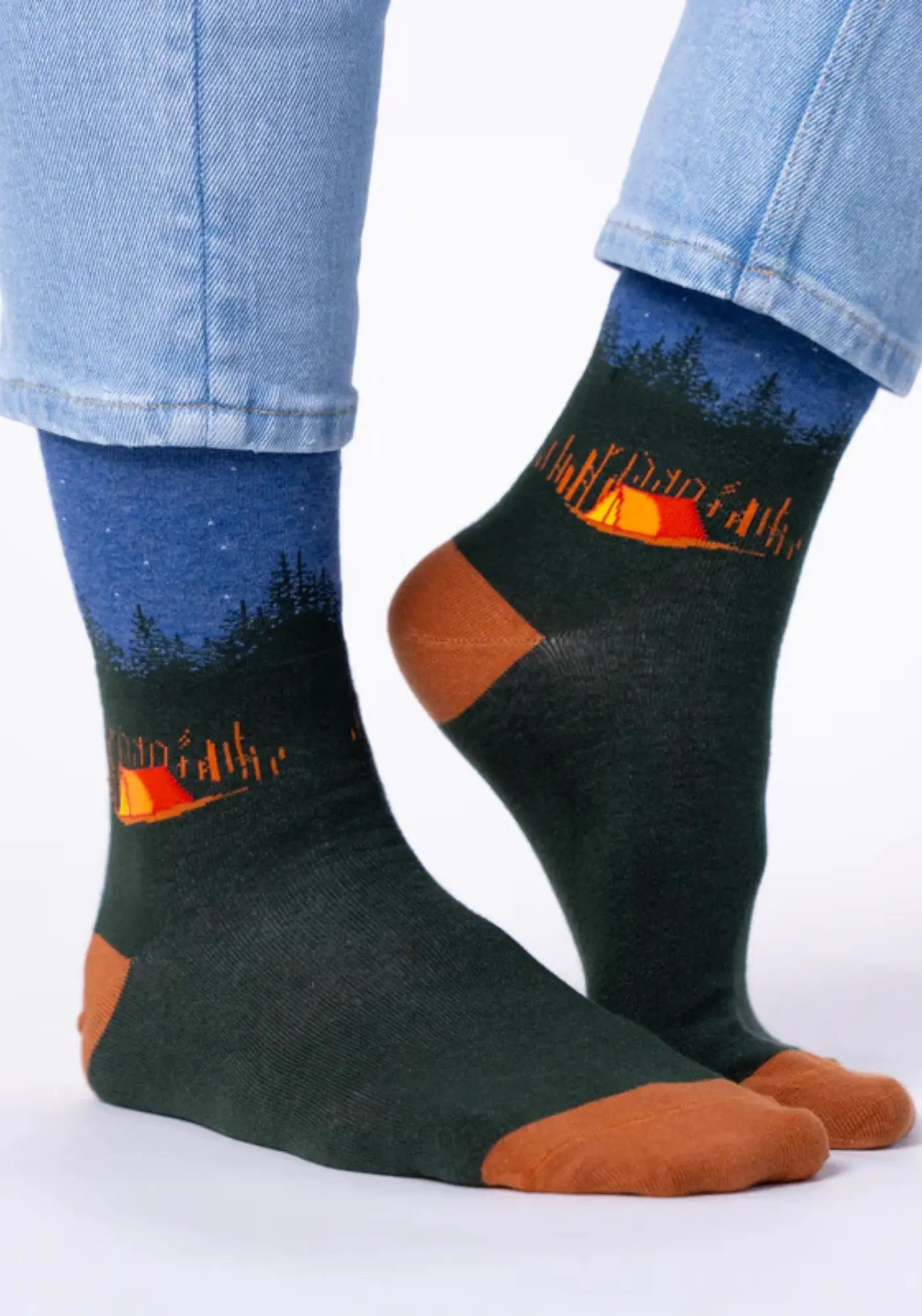 Les chaussettes fantaisie camping de chez Billybelt