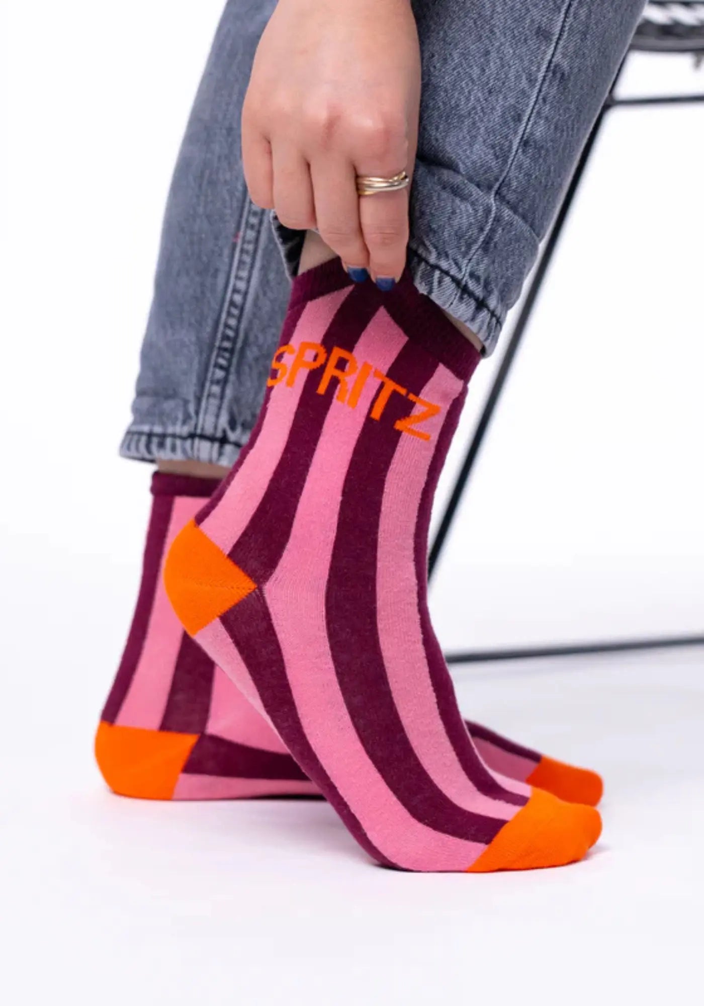 Les chaussettes rayées Spritz de chez Billybelt