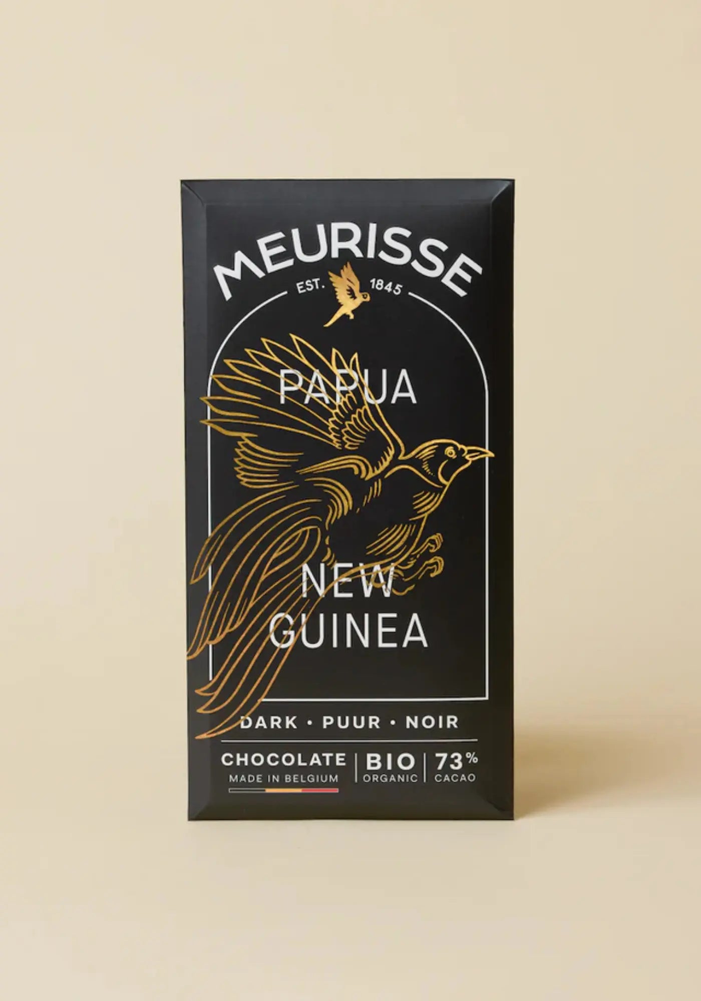 La tablette de chocolat noir 73% de papouasie nouvelle guinée de chez Meurisse