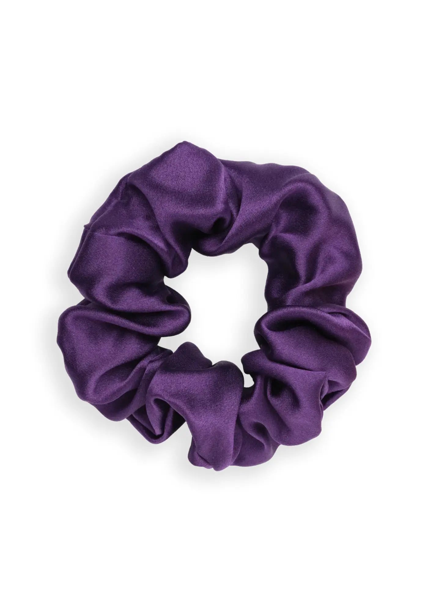 Le chouchou en soie violet de chez Emily's Pillow
