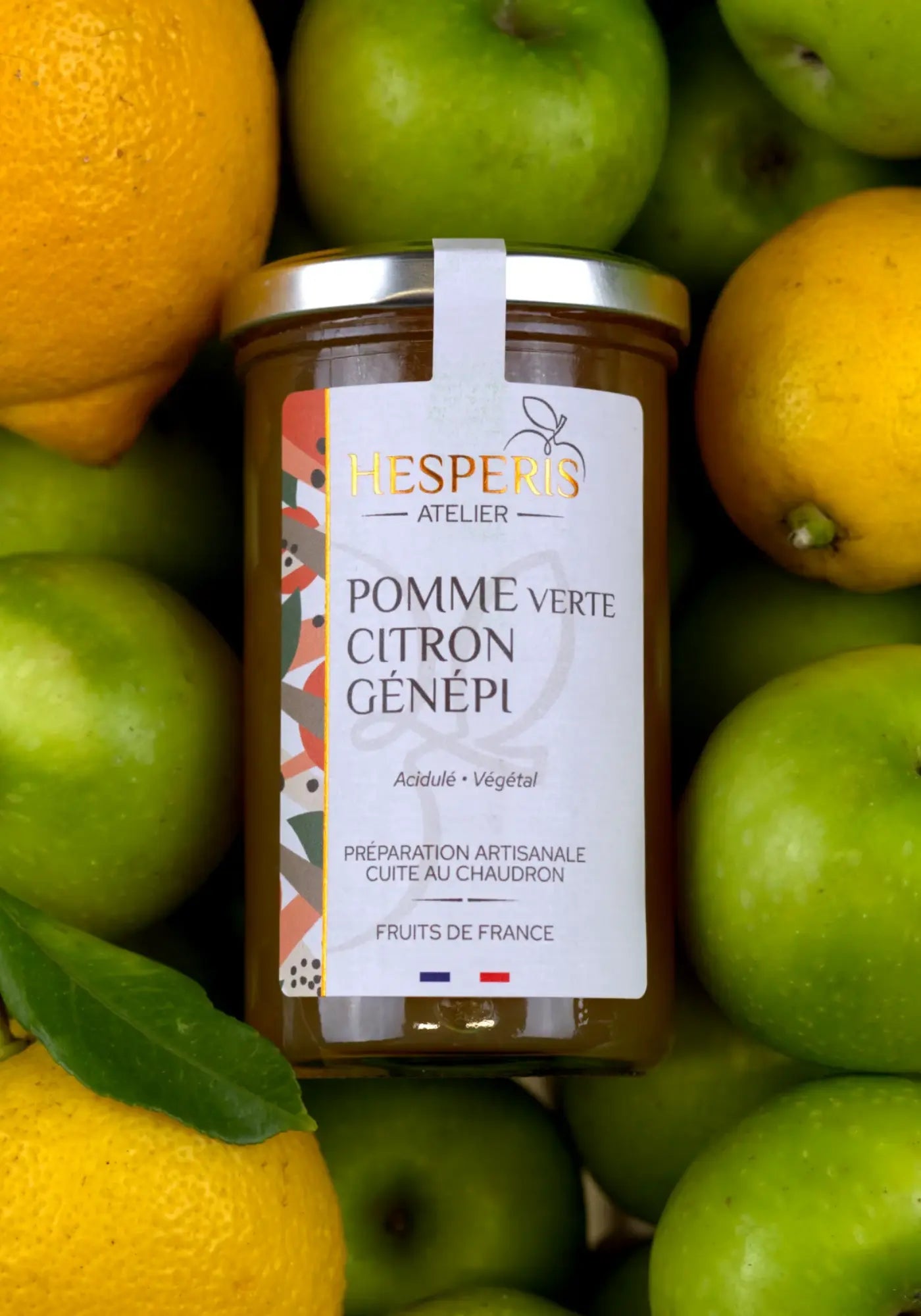 La confiture pomme verte citron génépi de chez Atelier Hesperis