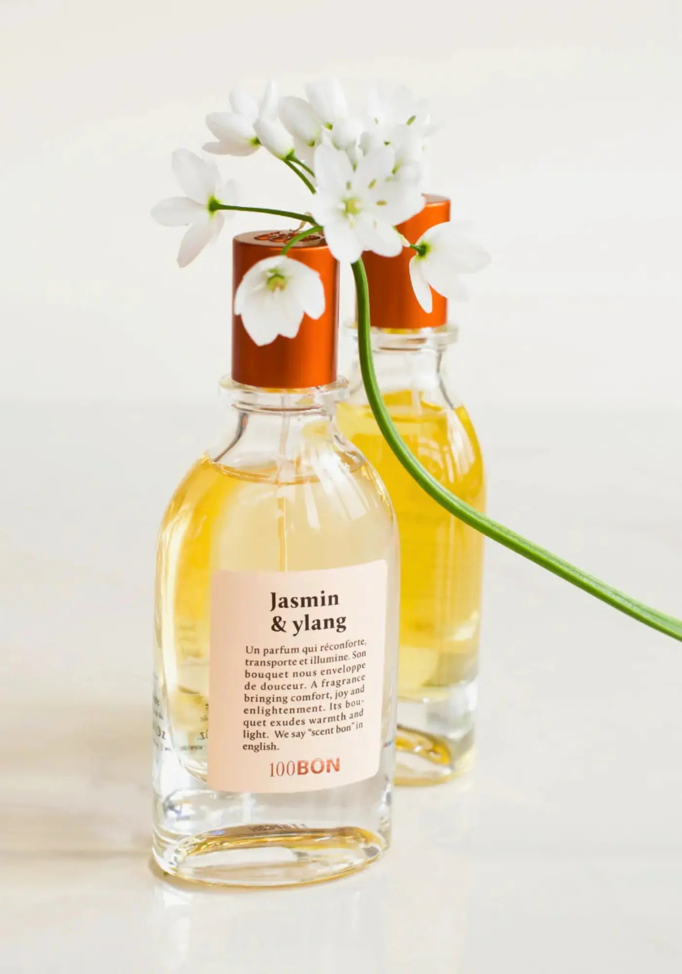 L'eau de cologne 50ml Jasmin et Ylang de chez 100Bon 