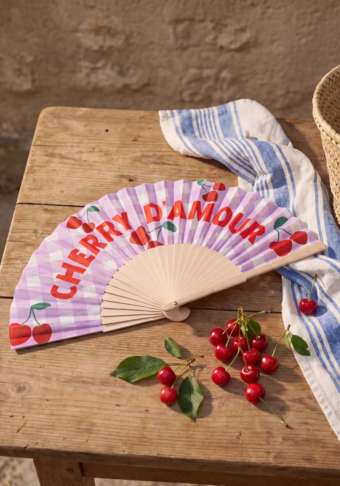 L'éventail cherry d'amour de chez Soleil Mojito