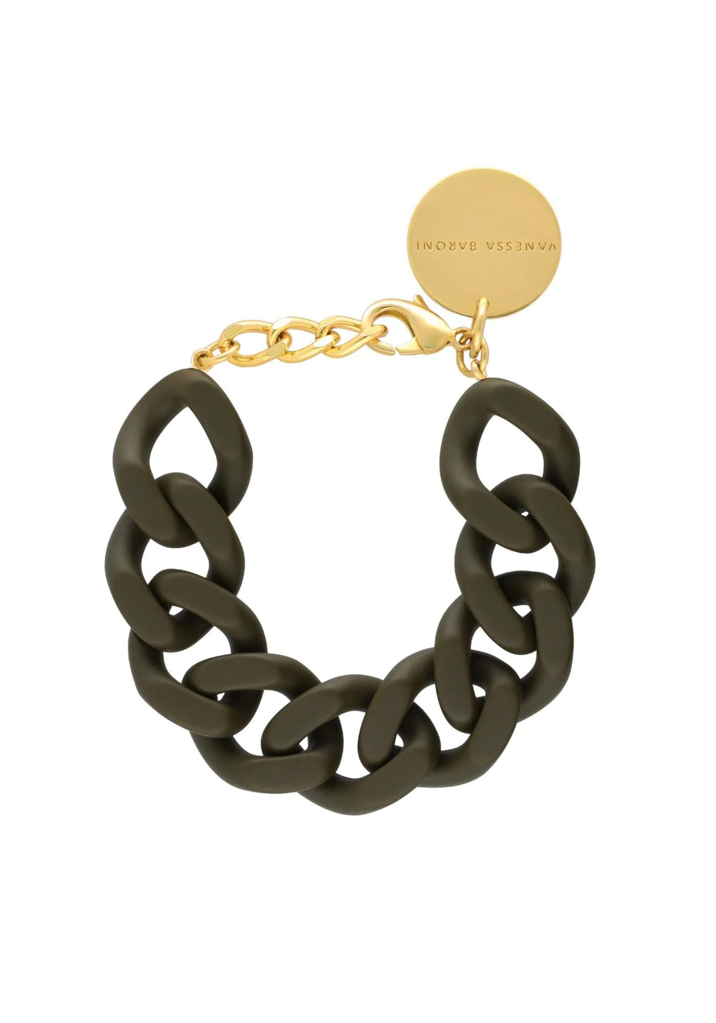 flat-chain-bracelet-matt-dark-olive-vanessa-baroni