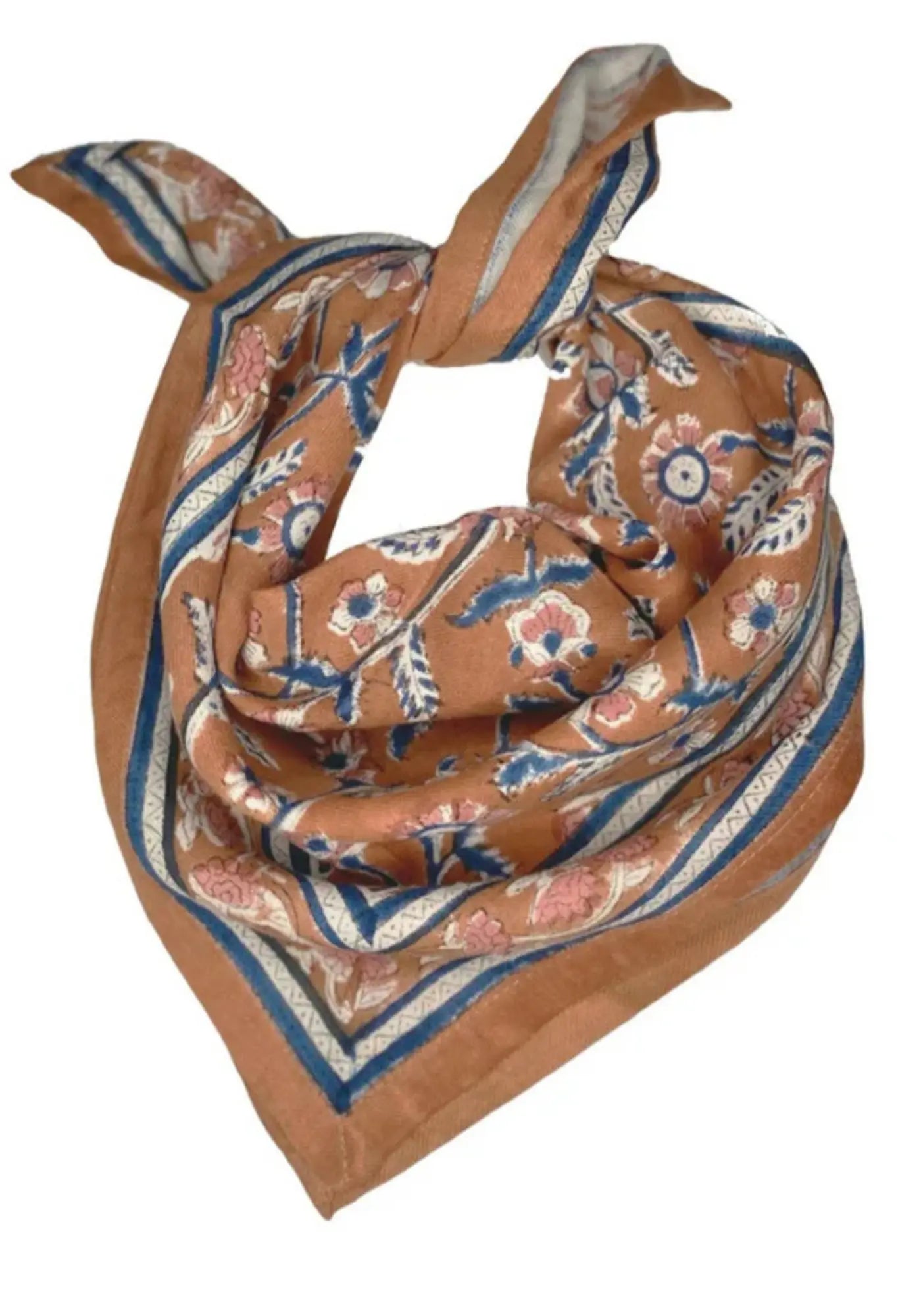 Le foulard delhi kids 50cm abricot de chez So Family