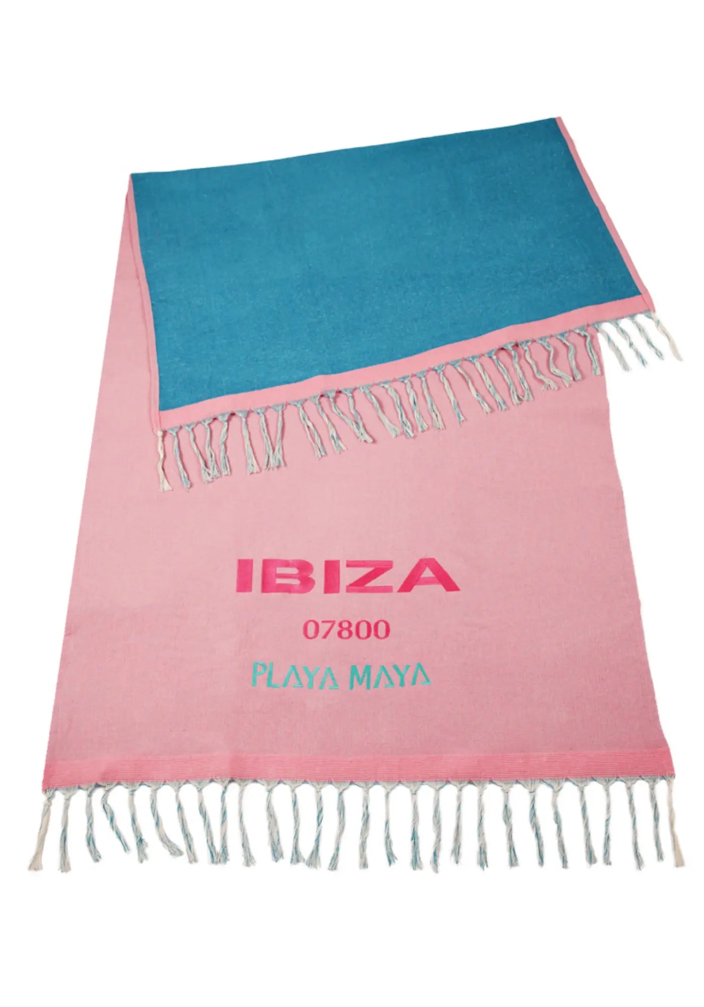 Zoom sur la fouta Ibiza de chez Playa Maya 