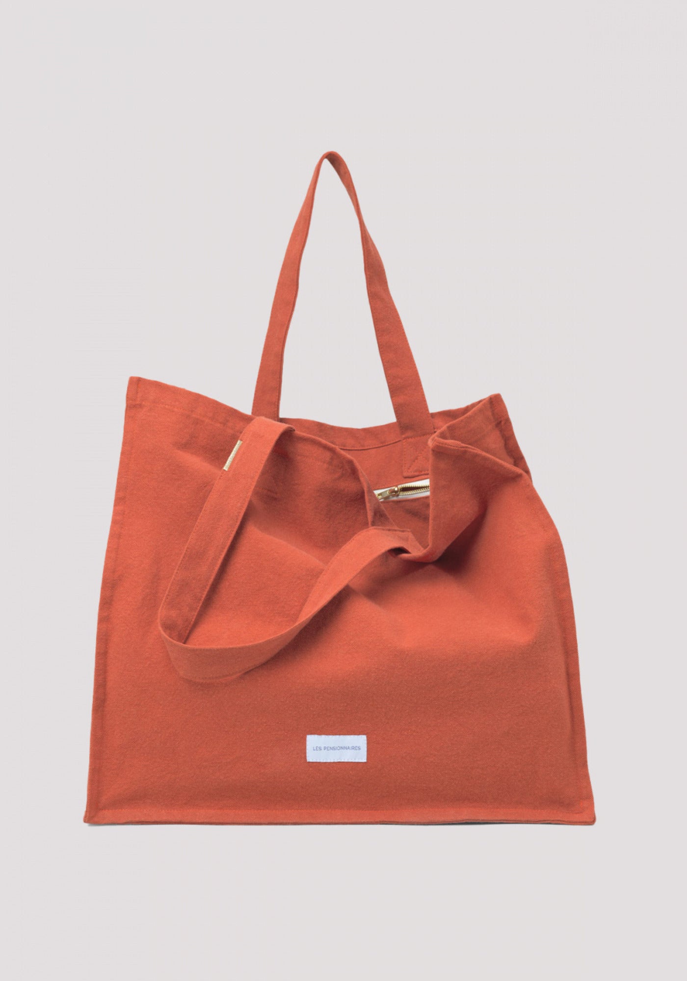 Le grand sac cabas orange flamboyant de chez Les Pensionnaires