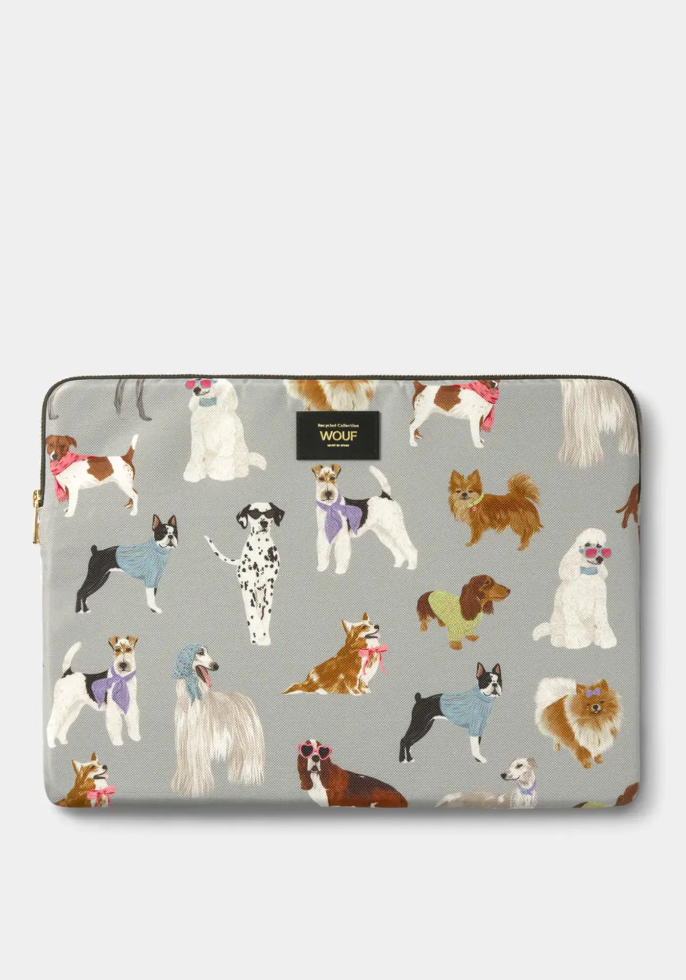 La housse d'ordinateur 15 et 16 pouces Puppy de chez Wouf