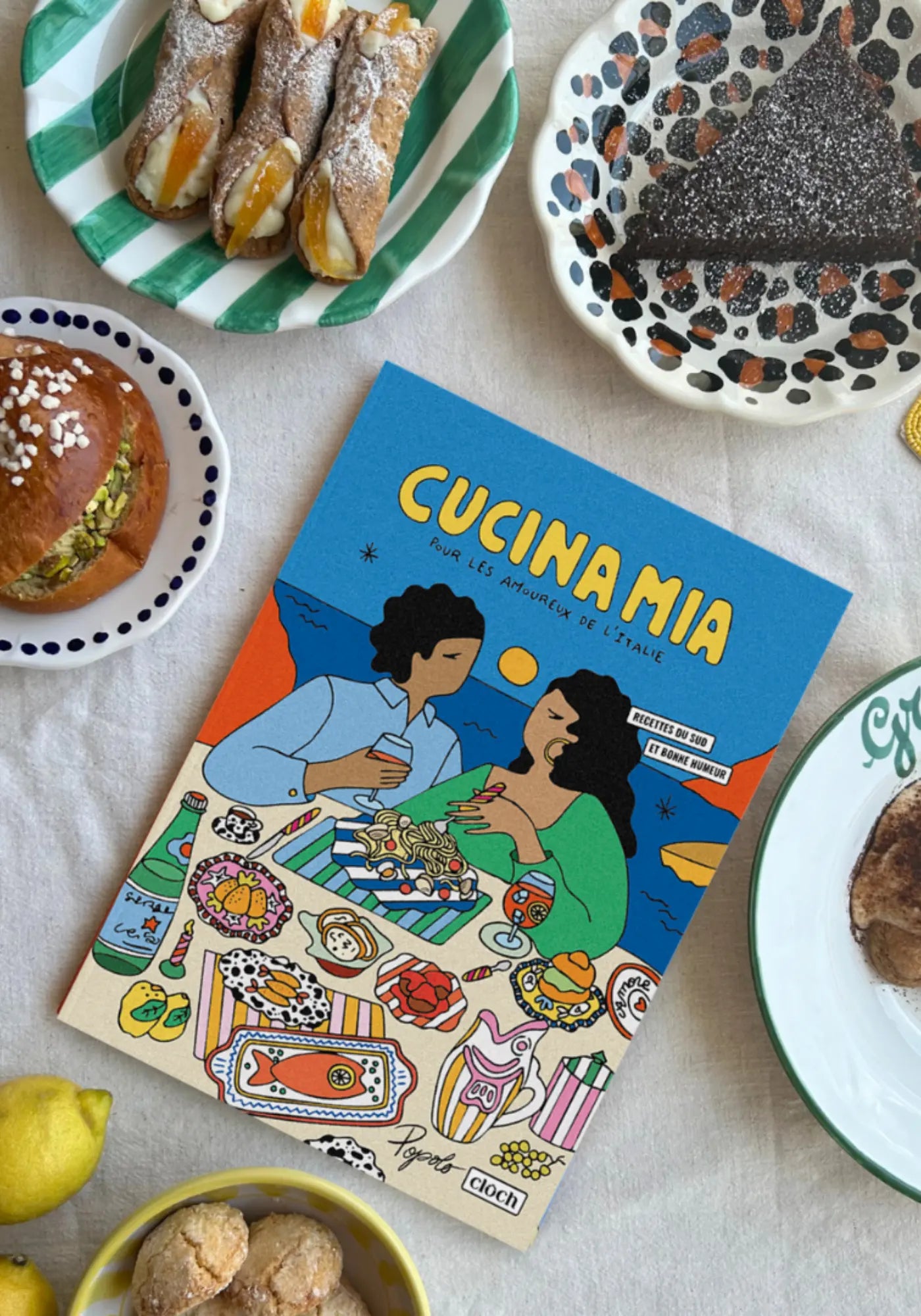 Le livre de recettes Cucina Mia de chez Cloch