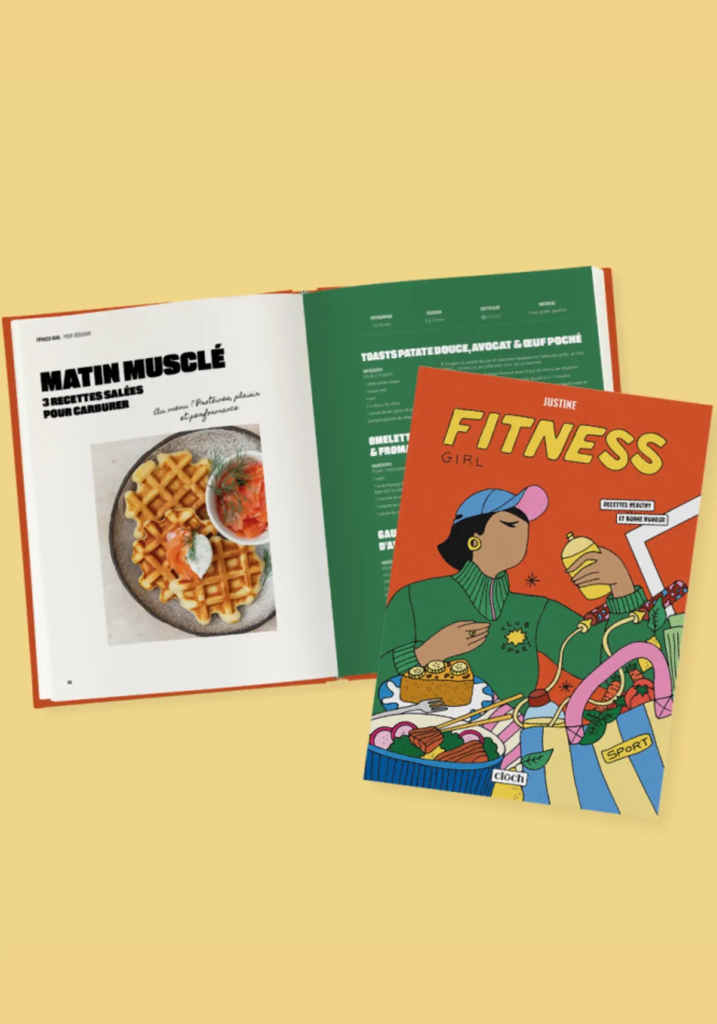 Le livre de recettes fitness girl de chez Cloch 