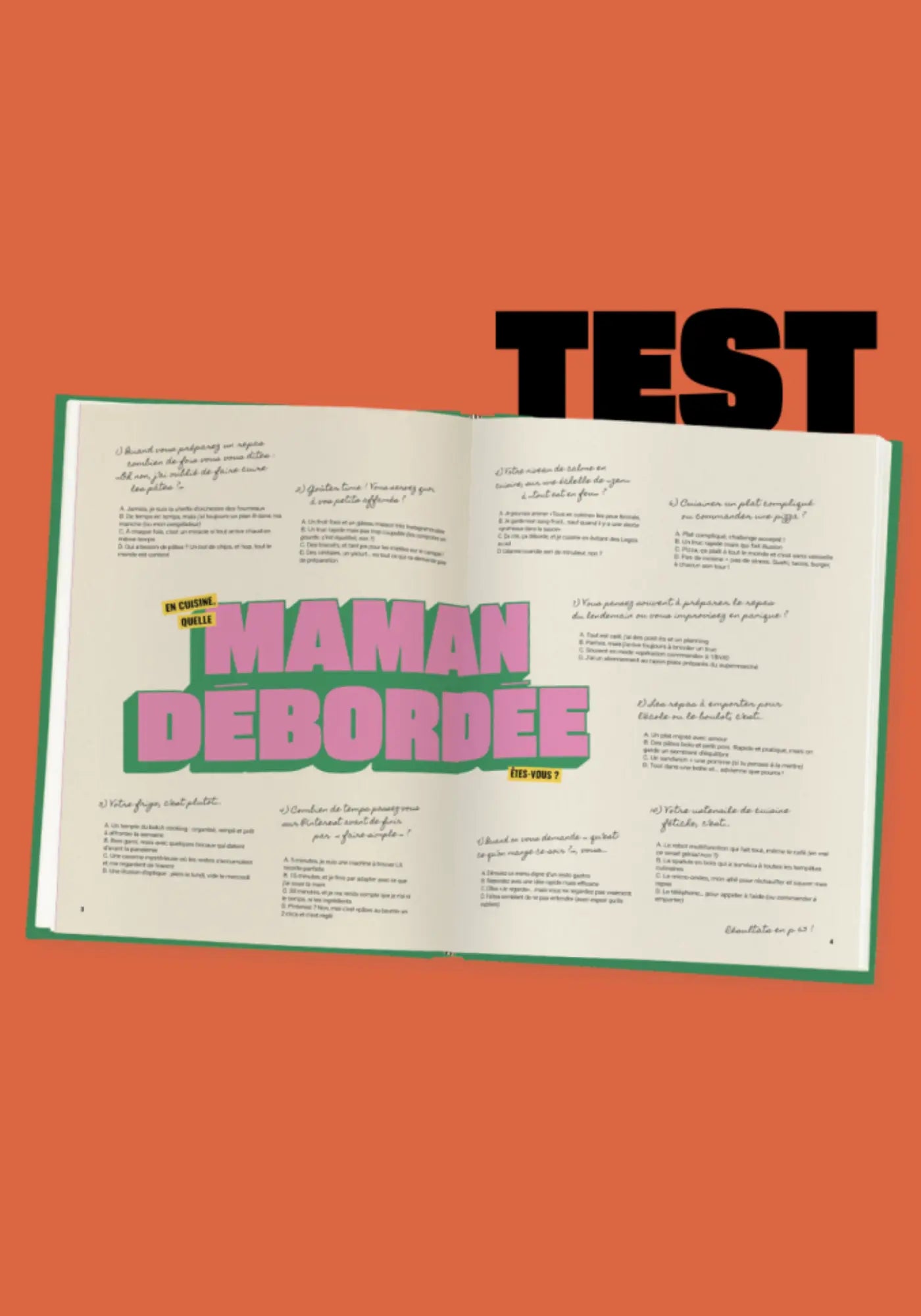 Le test du livre de recettes maman débordée de chez Cloch