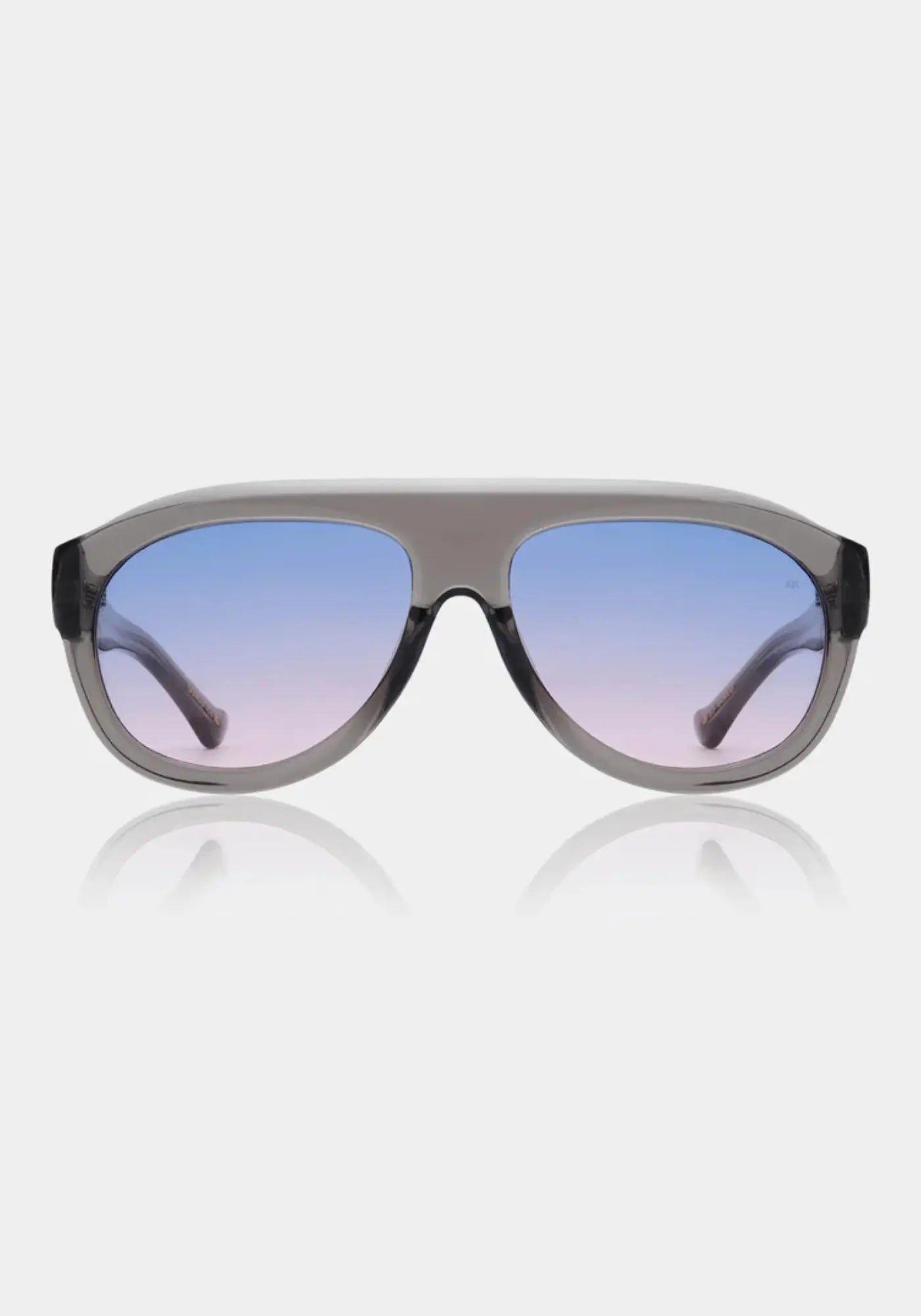 Les lunettes de soleil Rio grey transparent de chez A.Kjaerbede