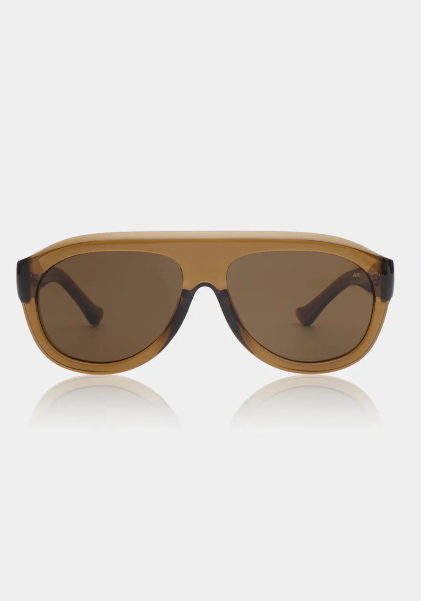 Les lunettes de soleil Rio smoke transparent de chez A.Kjaerbede