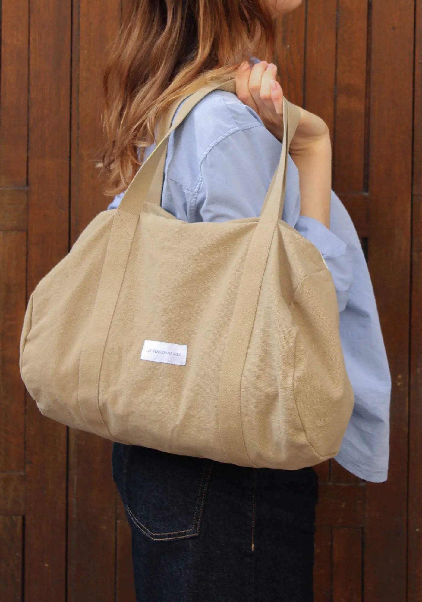 Le mini sac bowling beige sable des Pensionnaires