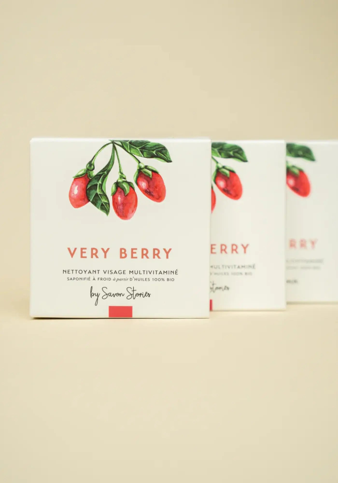 Le nettoyant visage very berry de chez Savon Stories