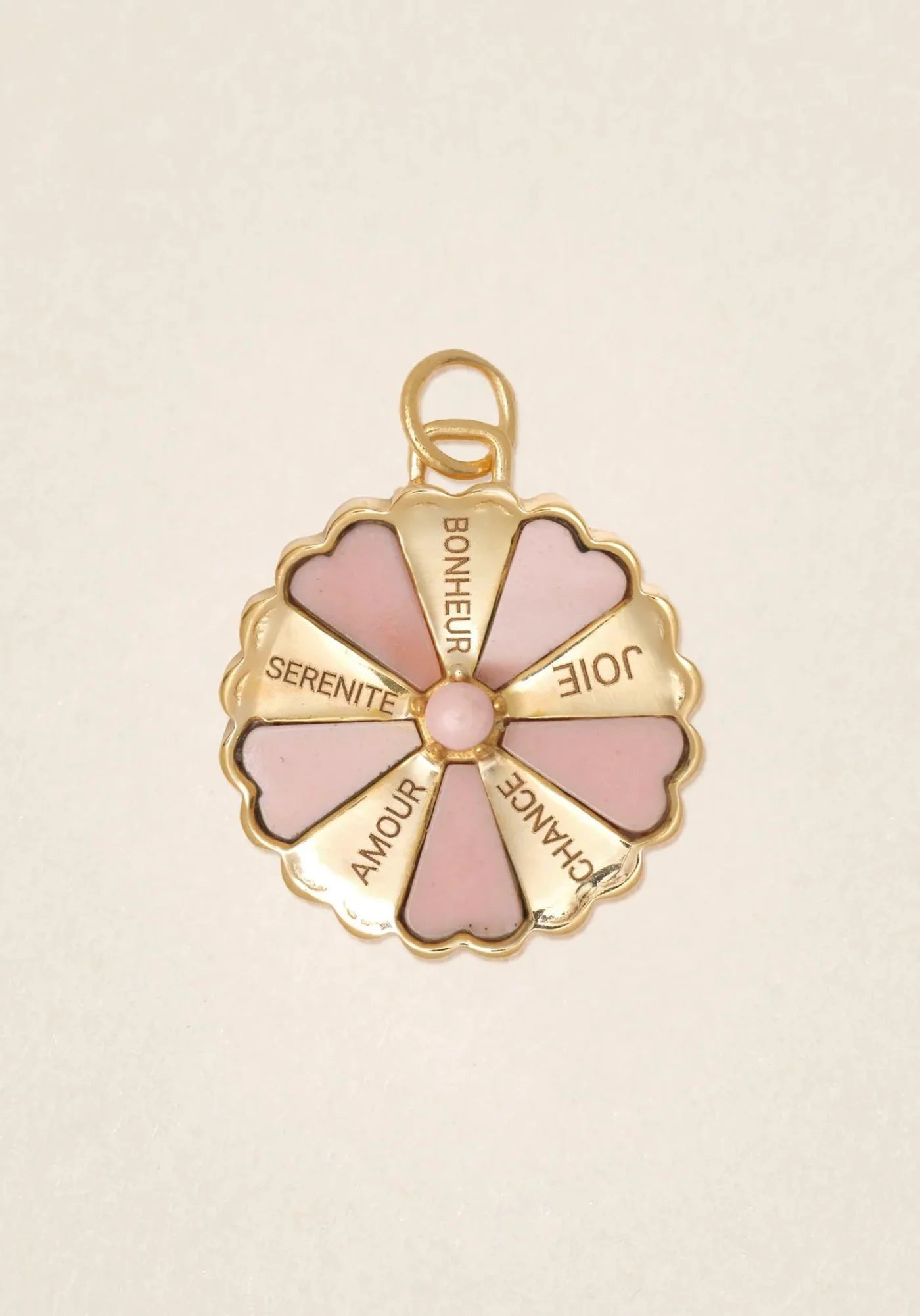 Le pendentif Make A Wish opale rose pour femme de chez Ucciani