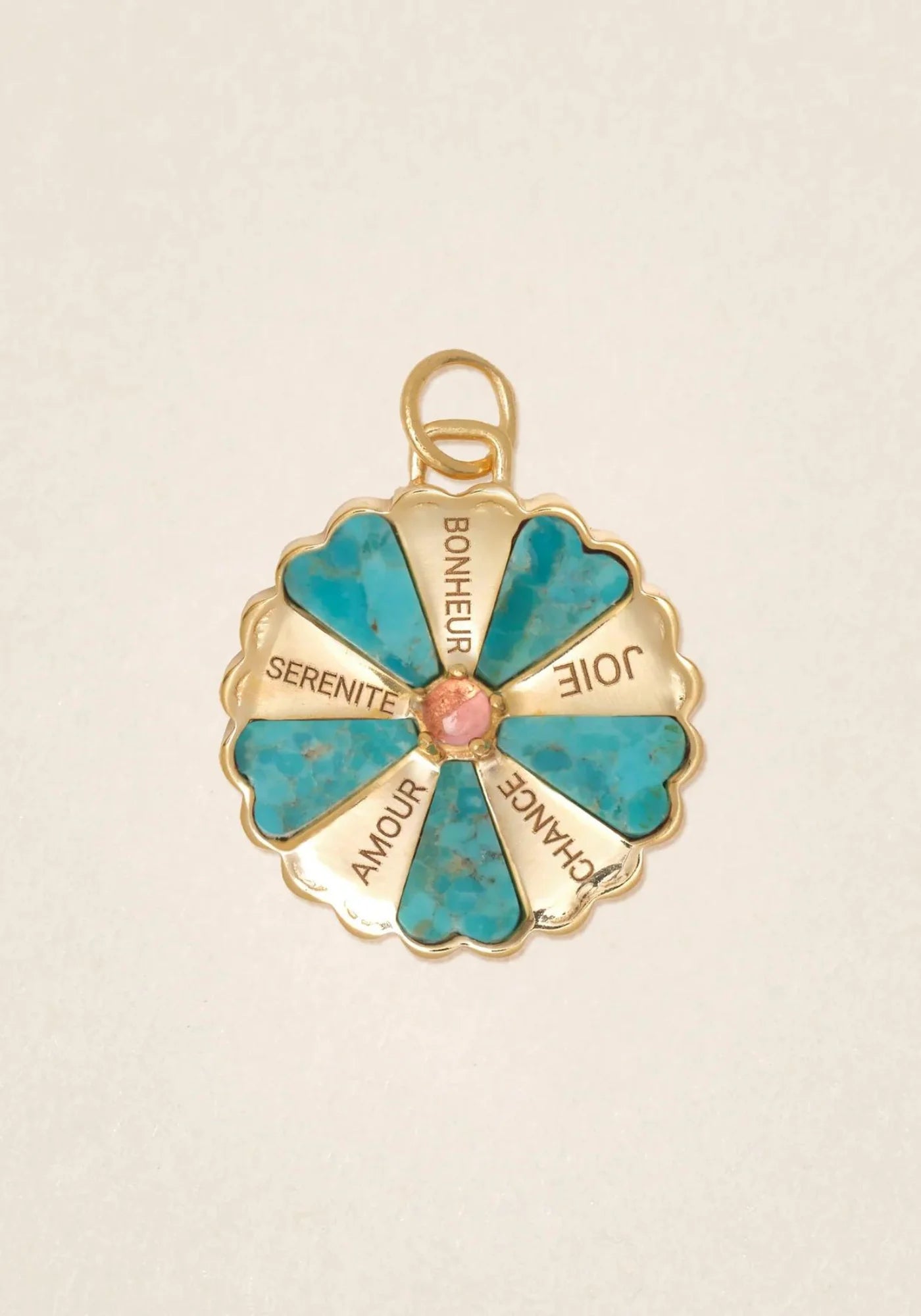 Le pendentif Make A Wish turquoise pour femme de chez Ucciani