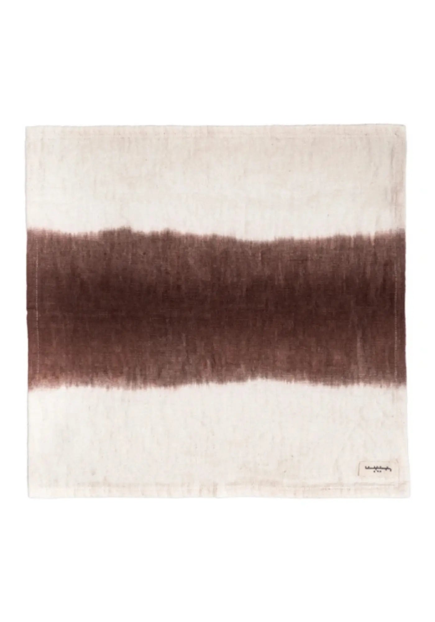 Le plaid tandem 135 x 220 cm ebene de chez Bed and Philosophy 