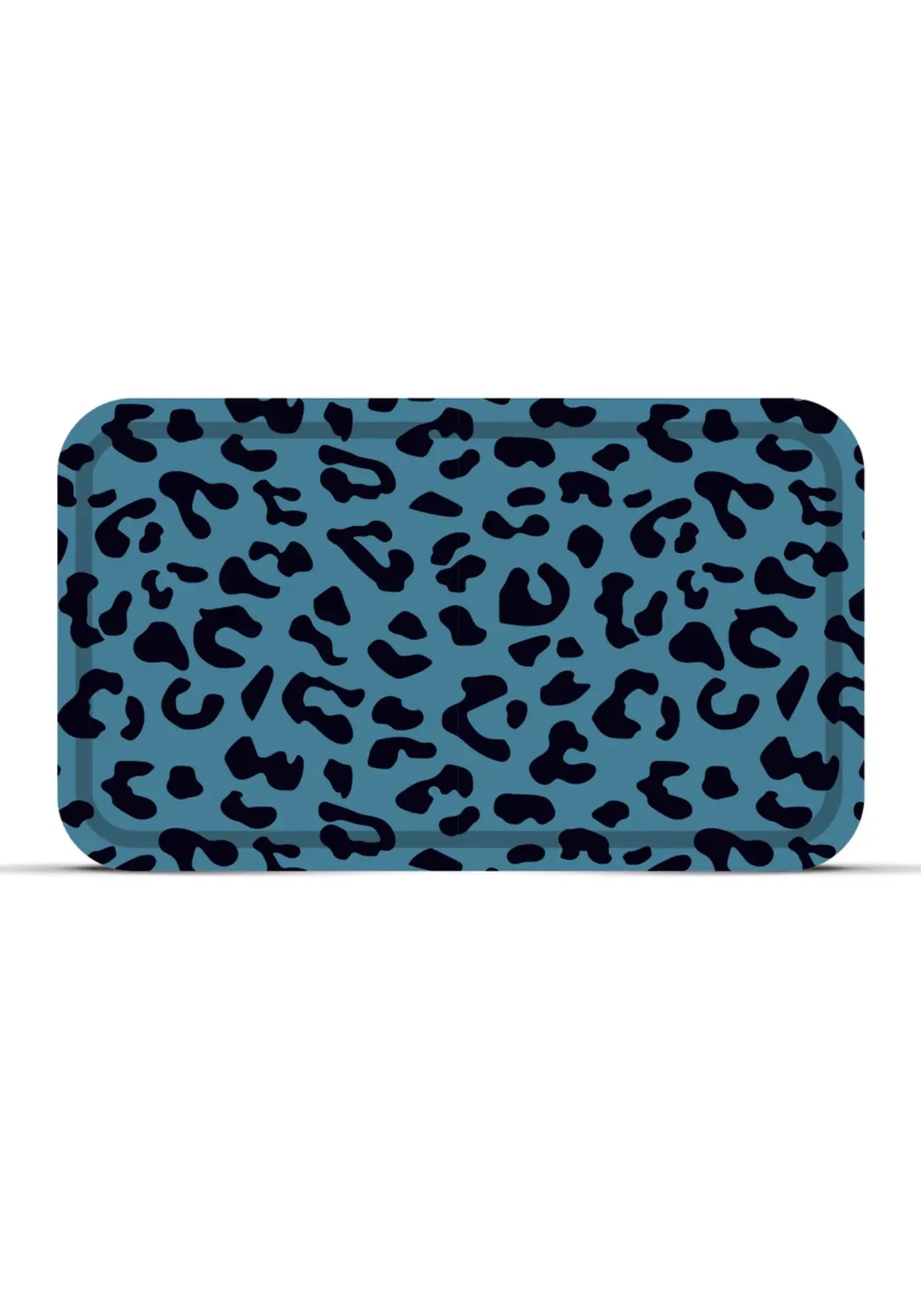 Le plateau léopard bleuet rectangle de chez Coco&Co