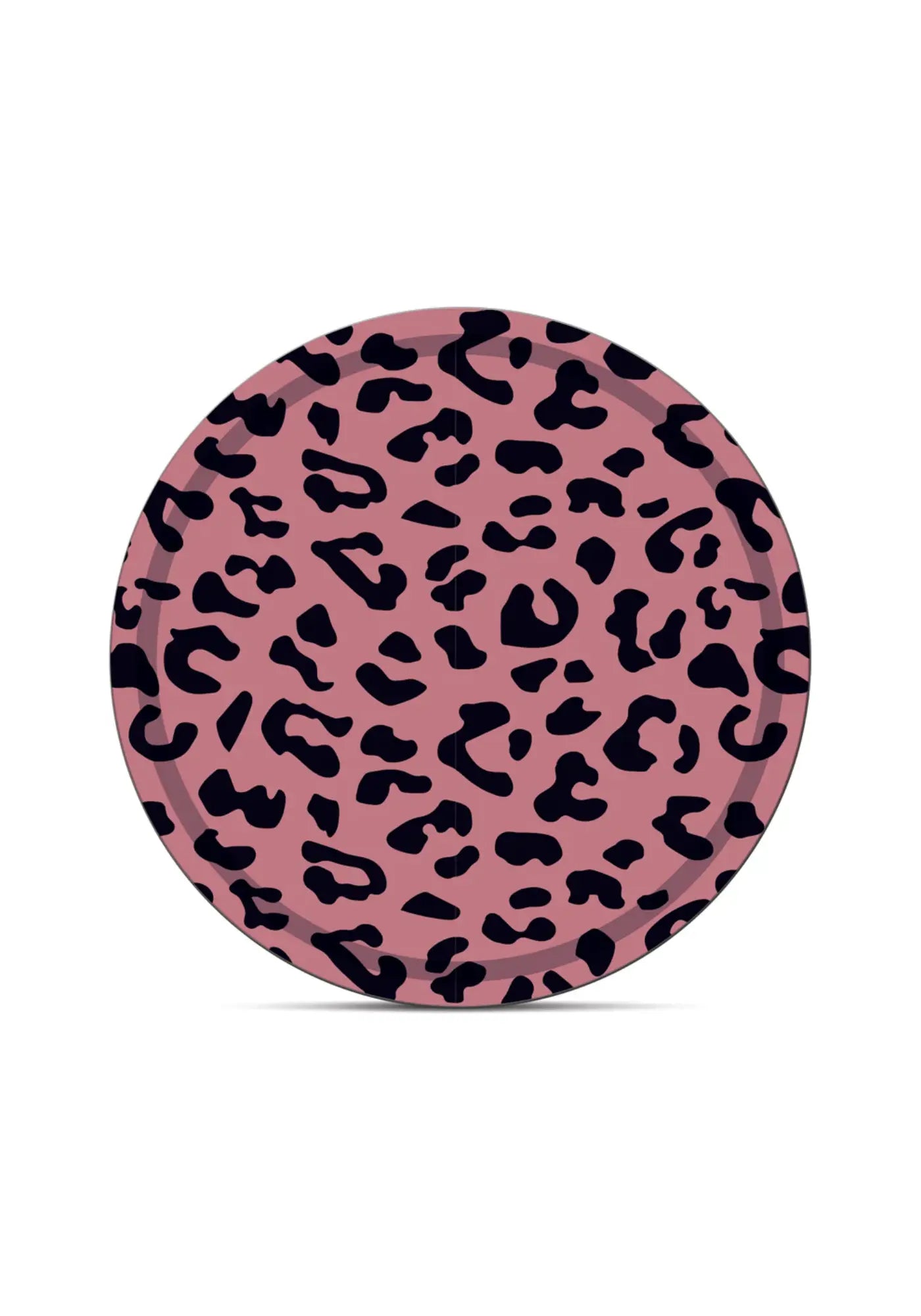 Le plateau léopard blush rond de chez Coco&Co