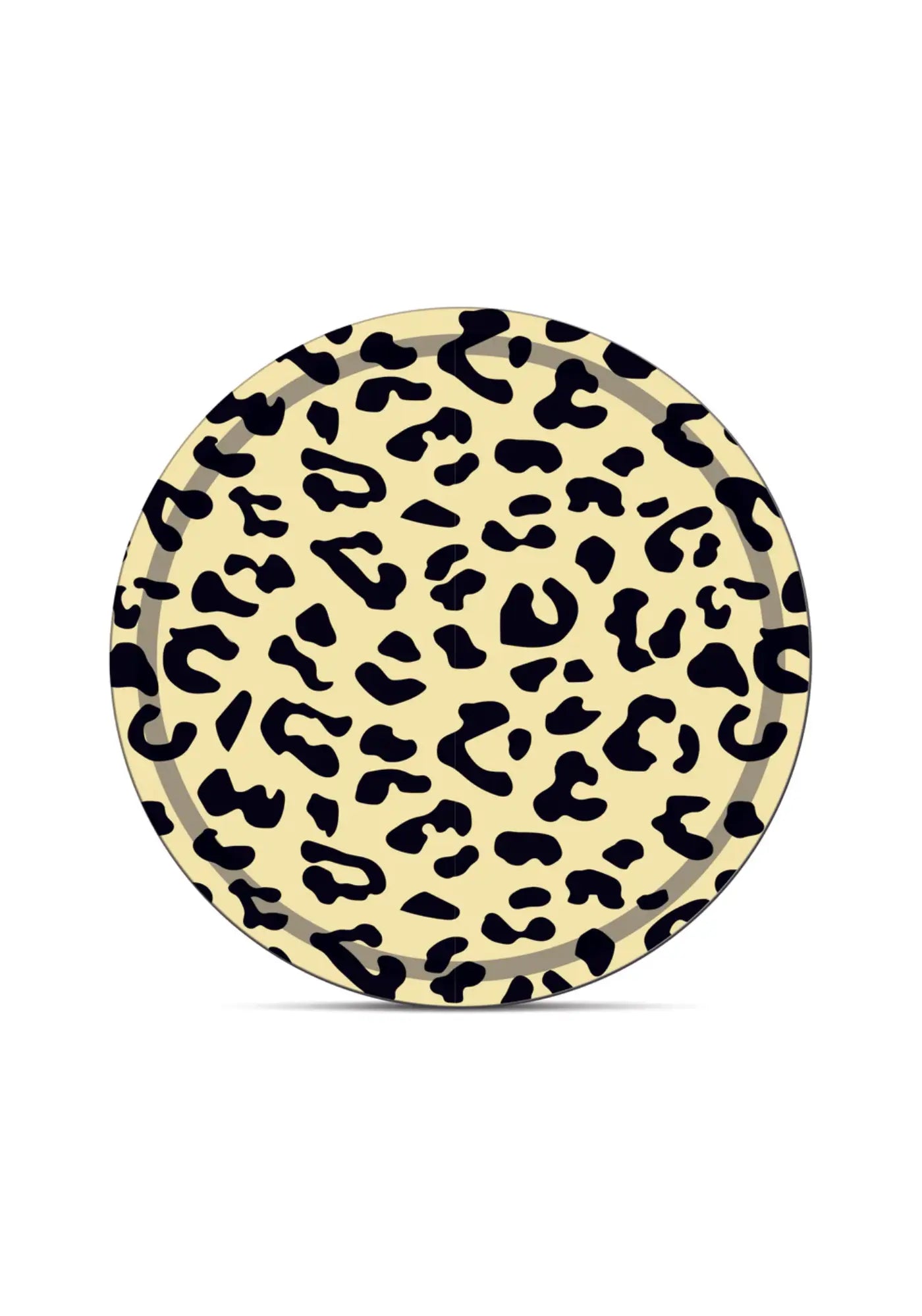 Le plateau léopard ivoire rond de chez Coco&Co
