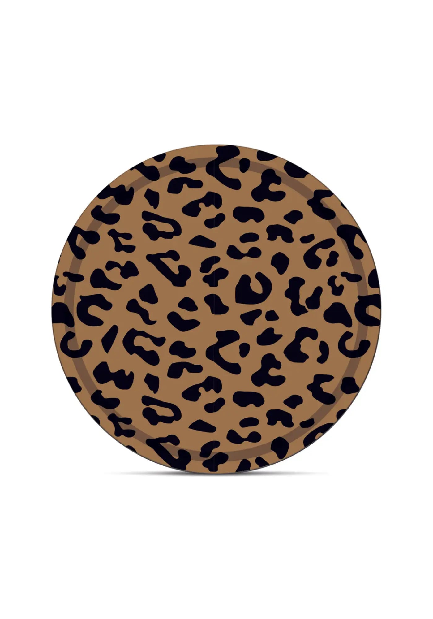 Le plateau léopard moka rond de chez Coco&Co