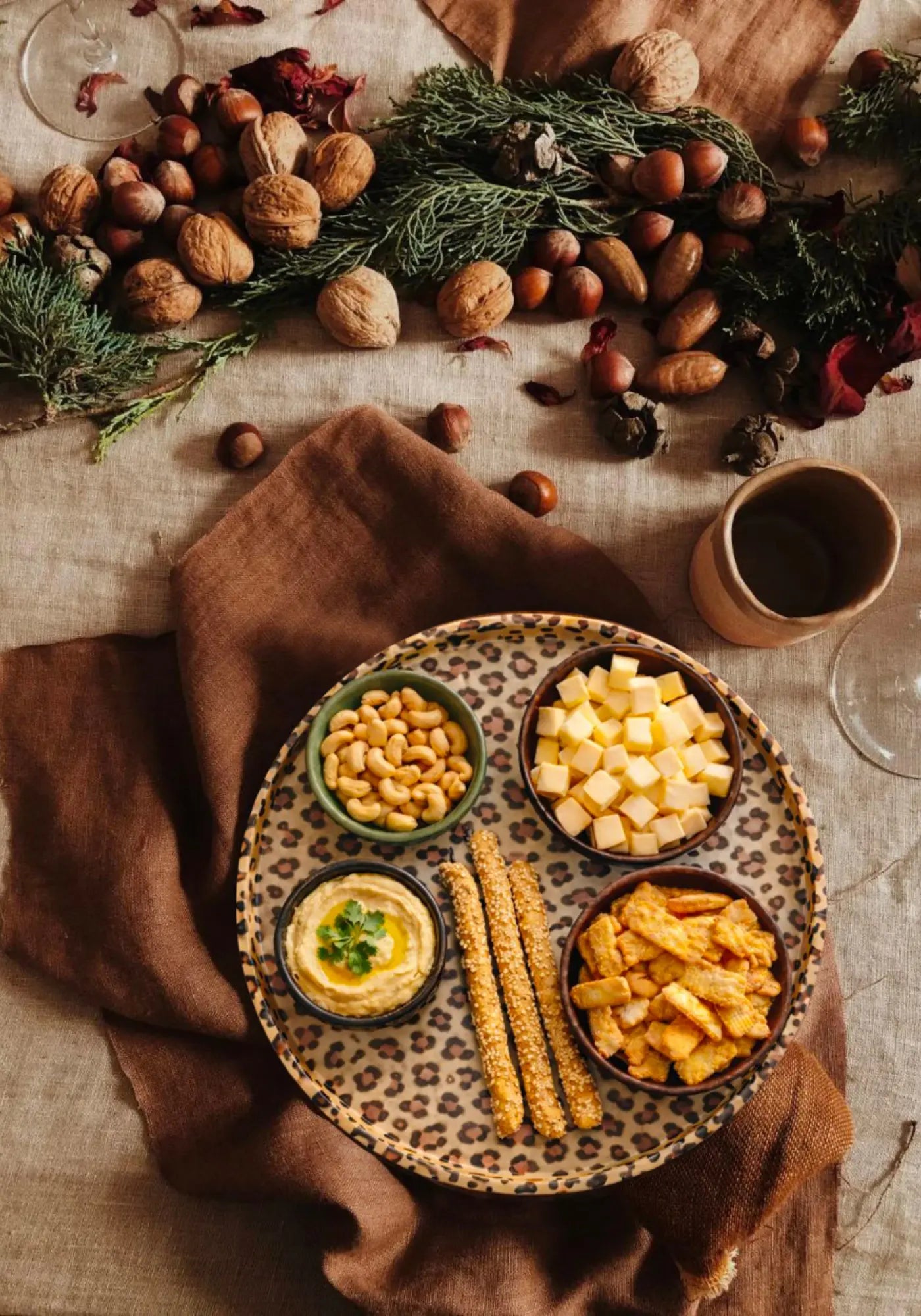 Le plateau petit léopard rond de chez Coco&Co