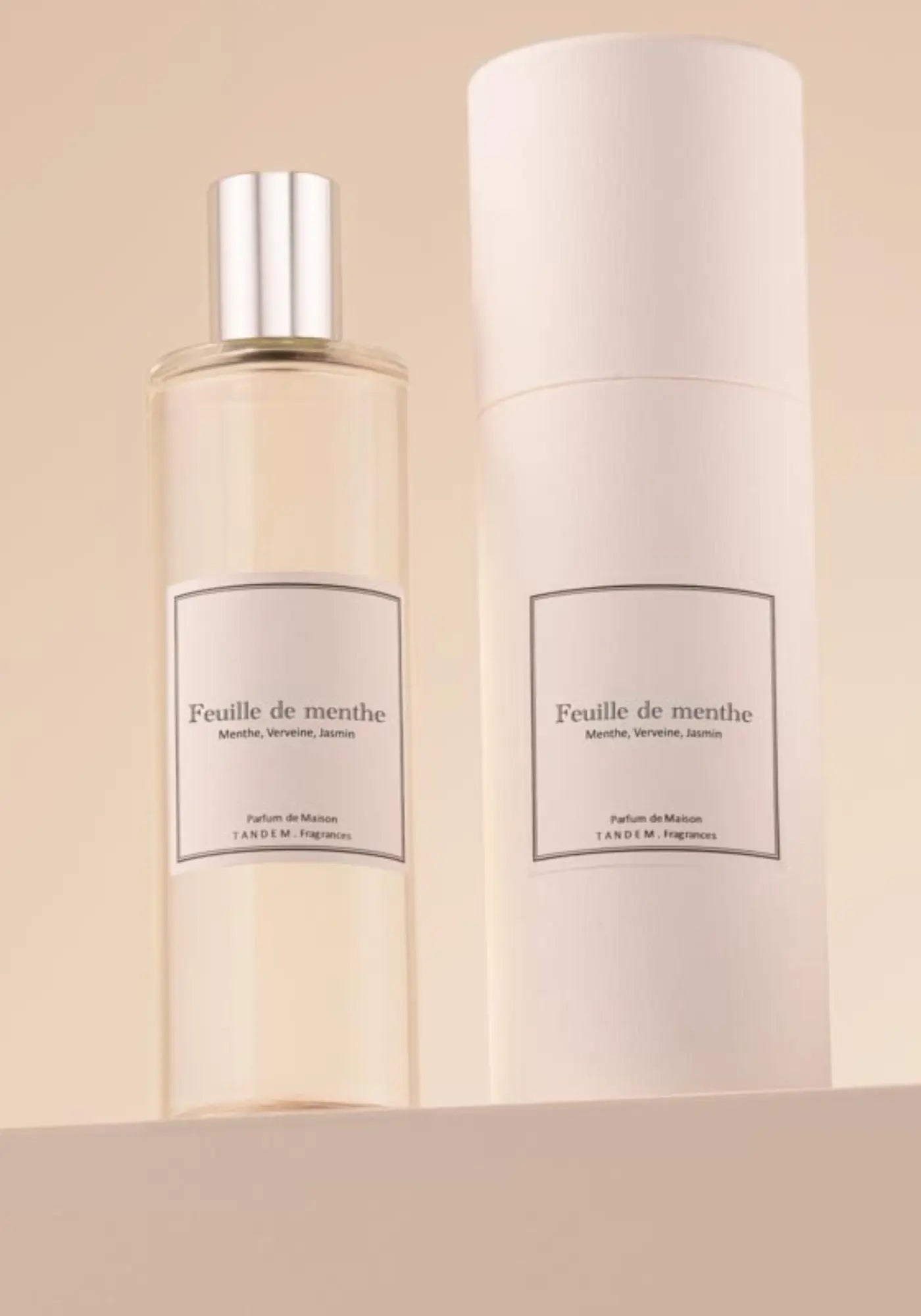 Le room spray 100ml feuille de menthe de chez Tandem Fragrances 