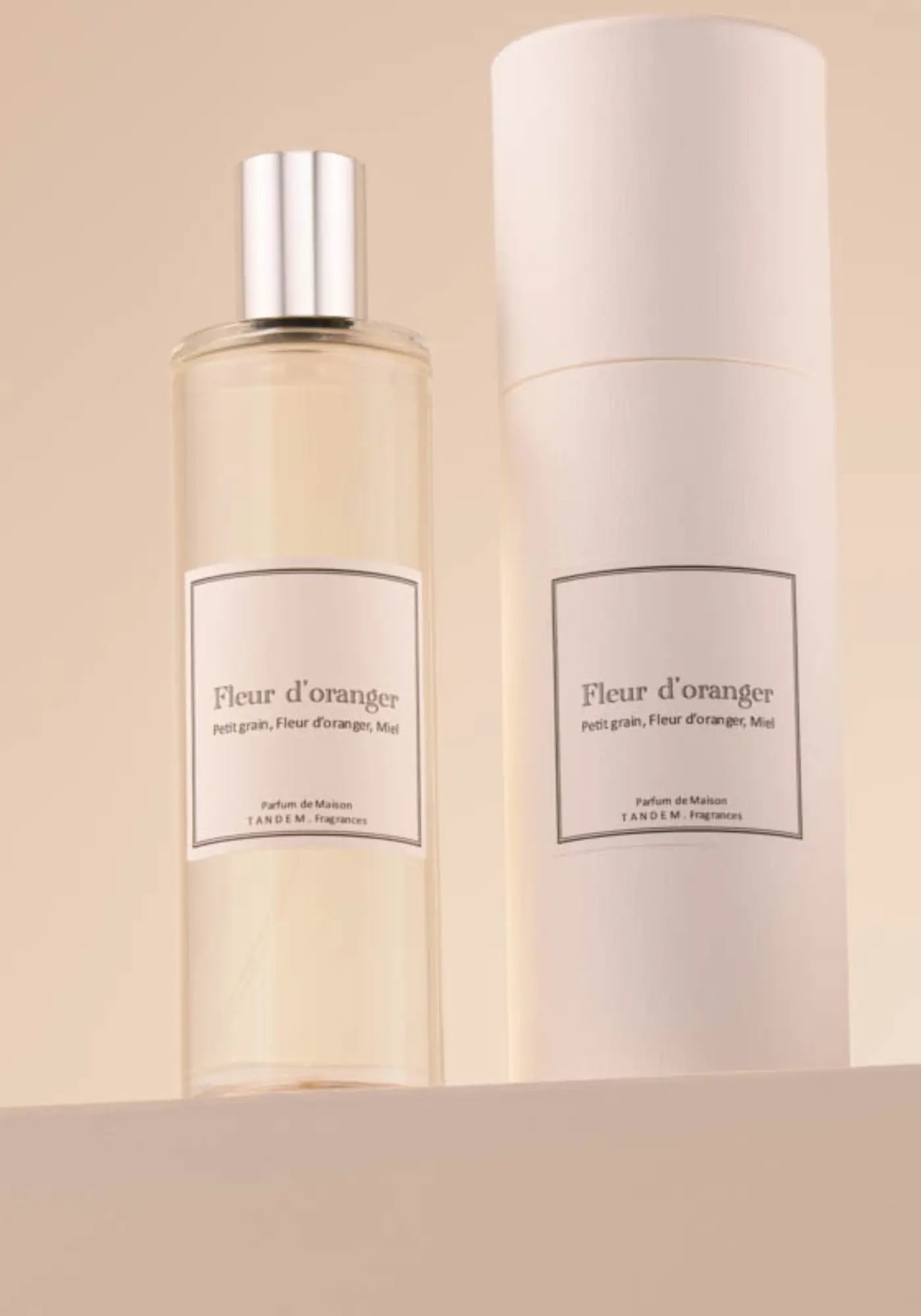 Le room spray 100ml fleur d'oranger de chez Tandem Fragrances
