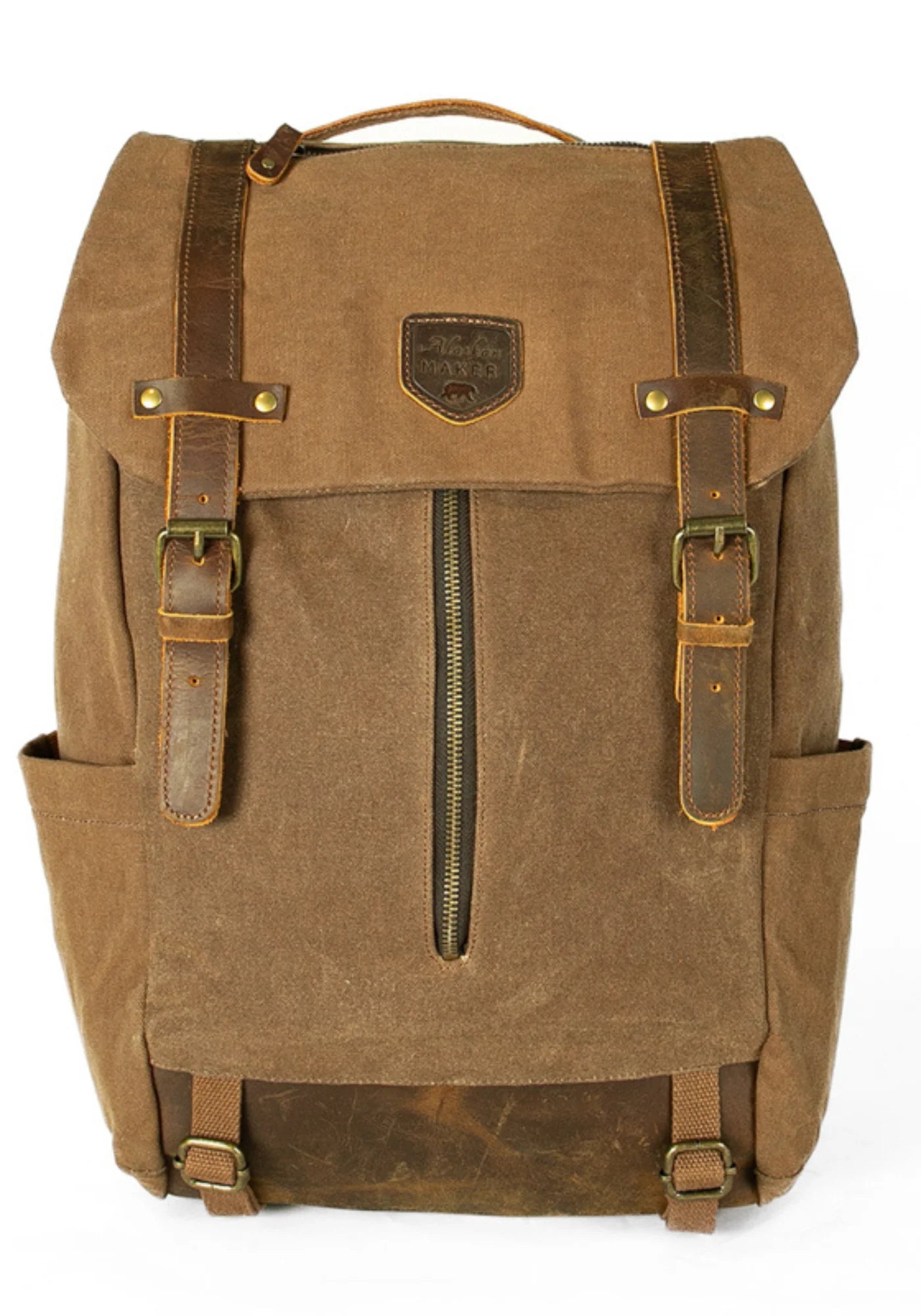 le sac à dos baroudeur unimak havane pour homme de chez Alaskan Maker
