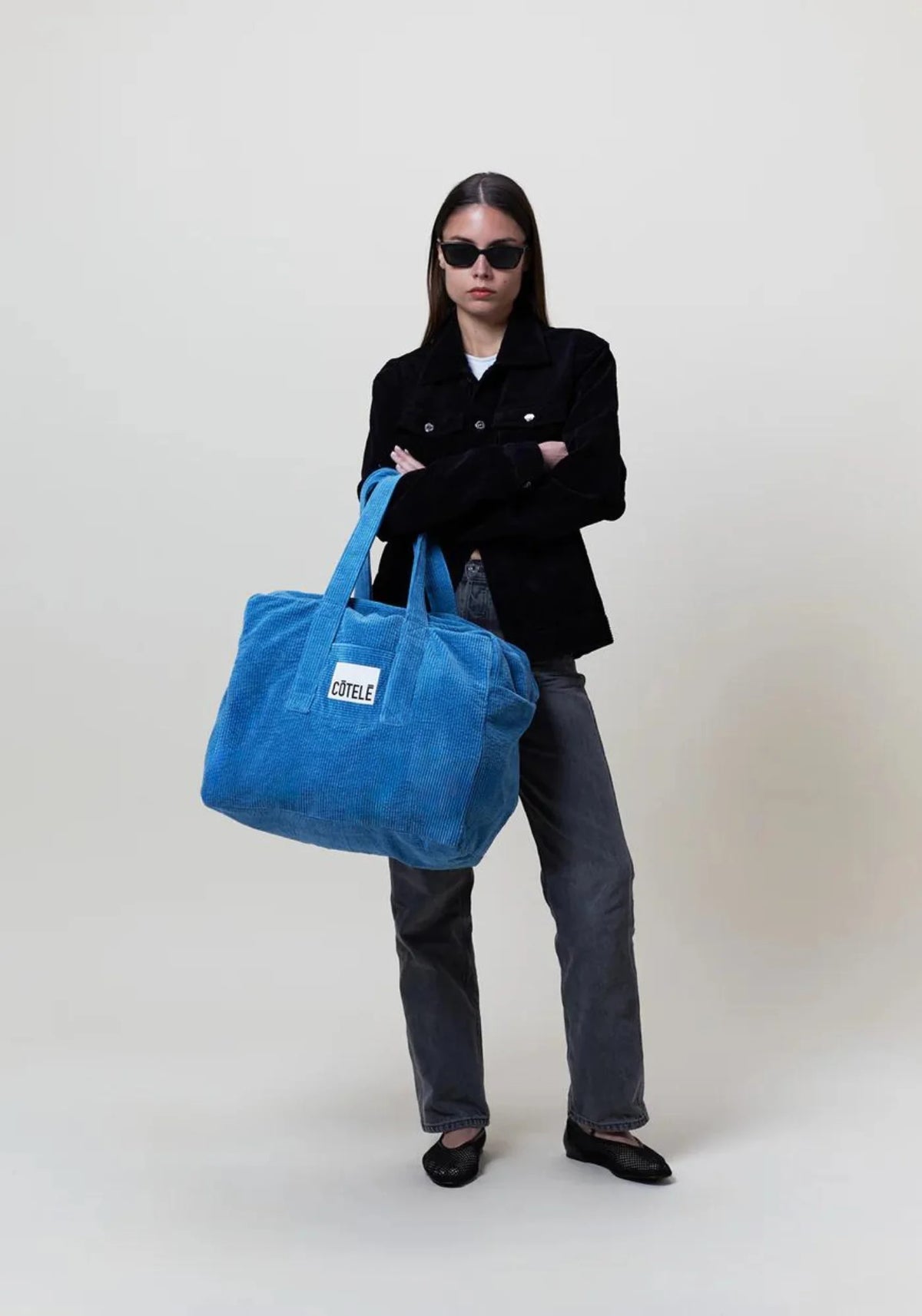 Sac à Main Pour Femme KUOGAS - Grand Sac Bandoulière En Velours Côtelé, Capacité Spacieuse Pour École, Travail, Voyages Et Shopping, Design Doux Et Pliable