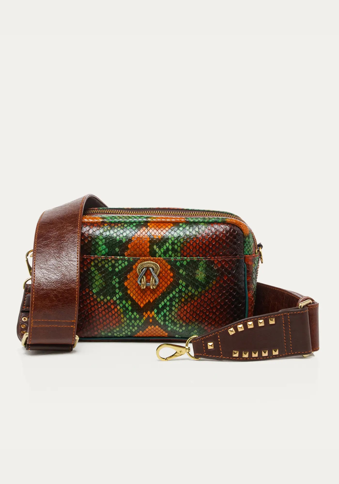 Le sac Lily python oasis de chez Claris Virot 