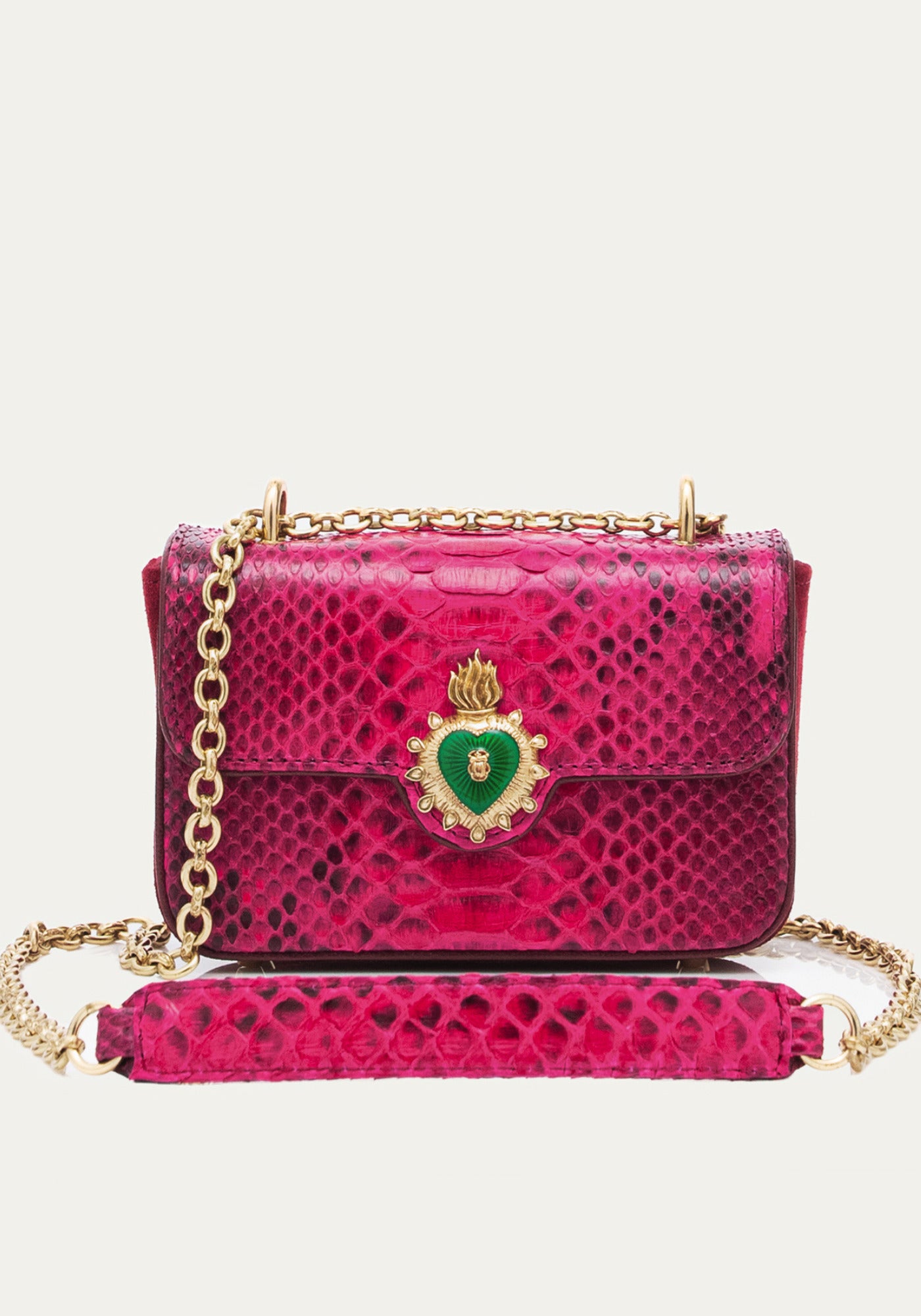 Le sac mini Ava celosia rose pour femme de chez Claris Virot
