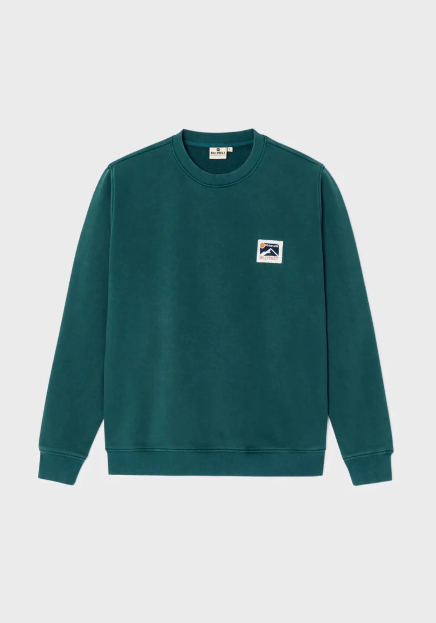 Le sweat en coton bio hiver vert de chez Billybelt