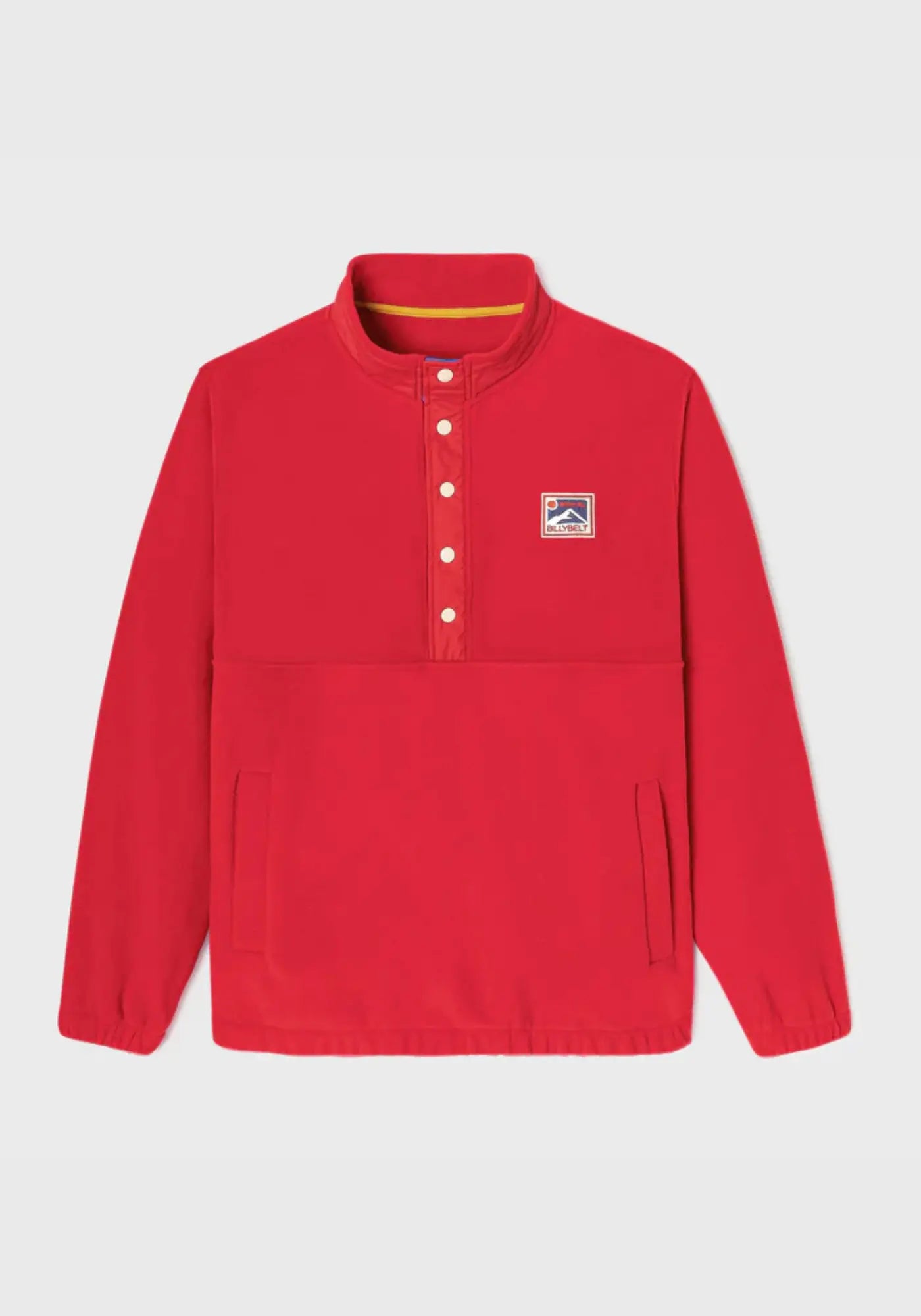 Le sweat polaire rouge de chez Billybelt